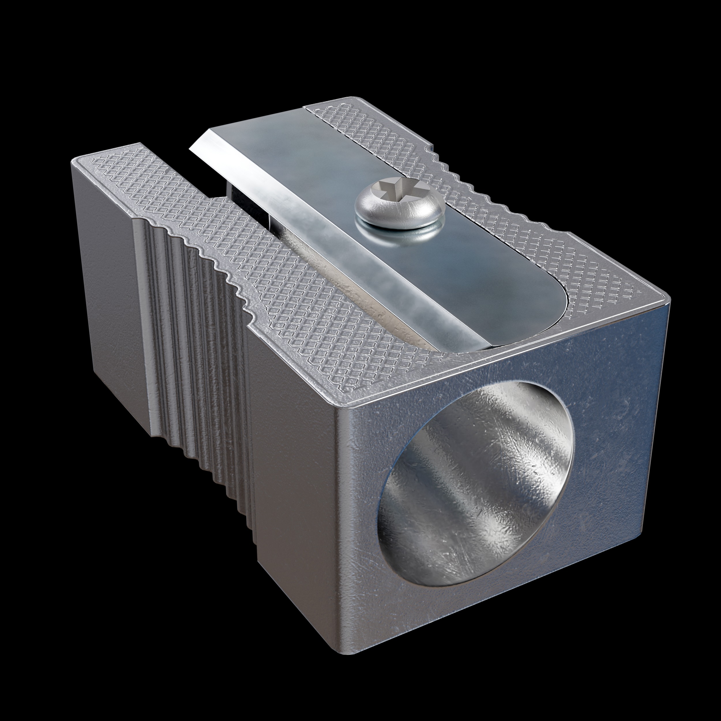 Pencil Sharpener 3D model Low-poly 3D model_12