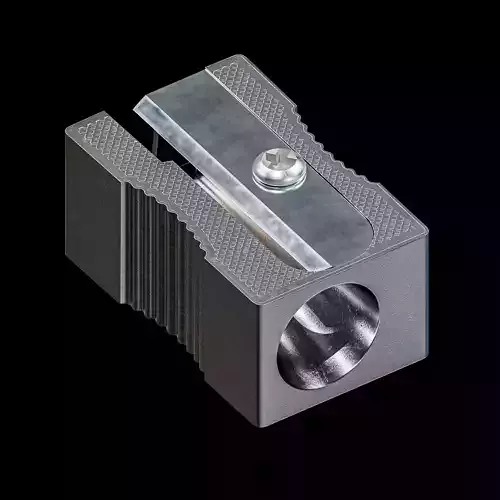 Pencil Sharpener 3D model Low-poly 3D model