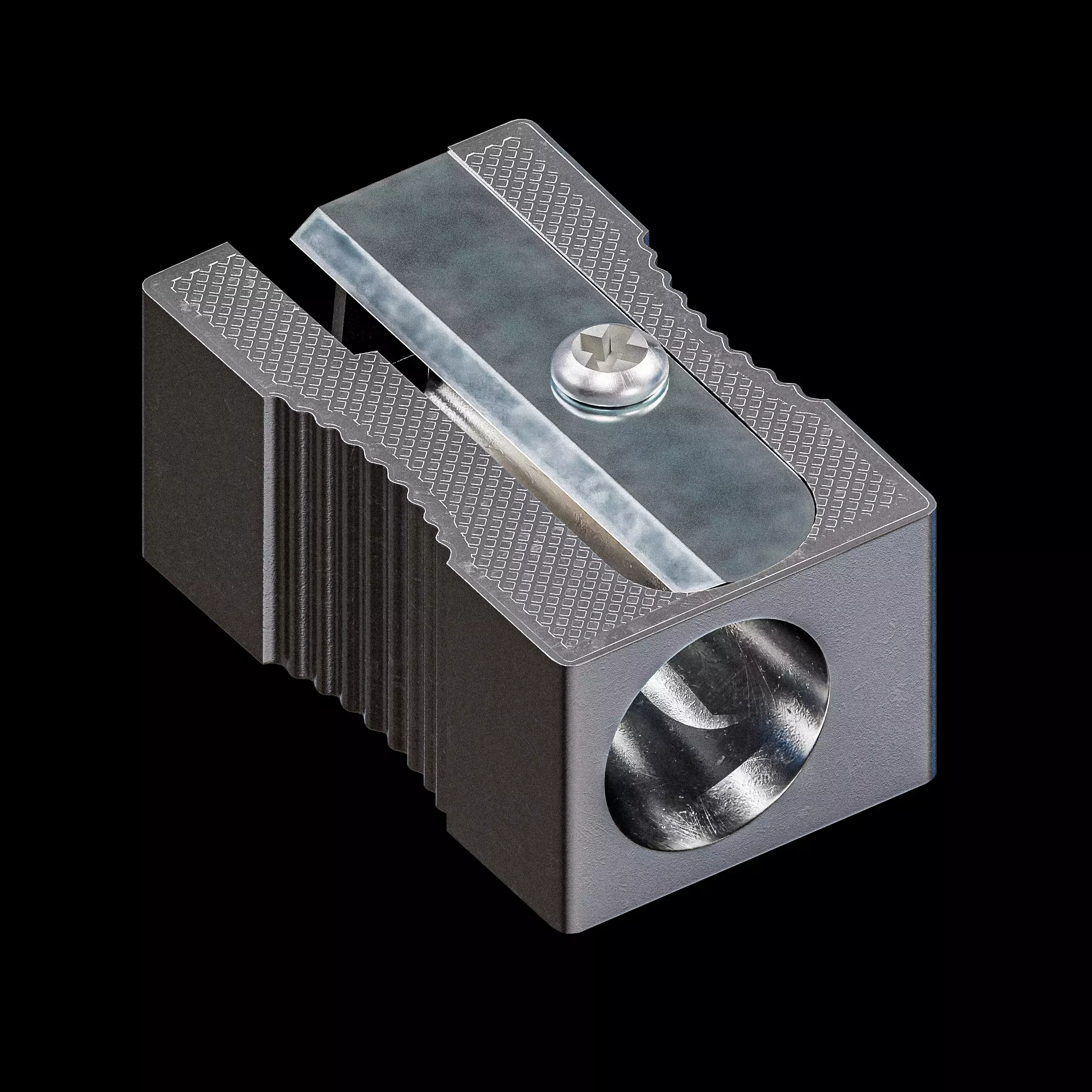 Pencil Sharpener 3D model Low-poly 3D model_0