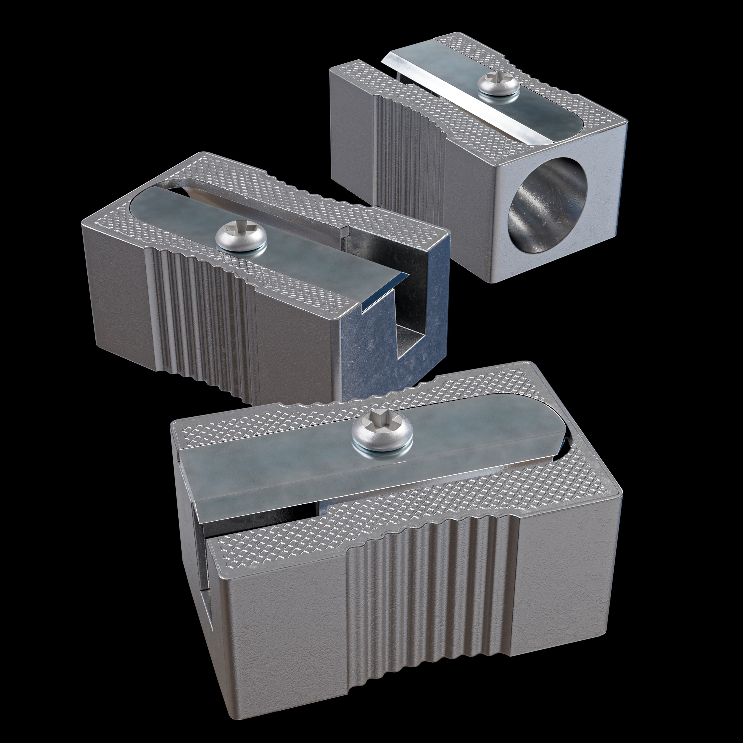 Pencil Sharpener 3D model Low-poly 3D model_9