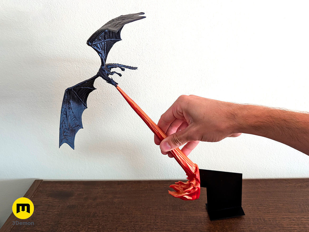 Flying Dragon Book Nook 3D print model_2