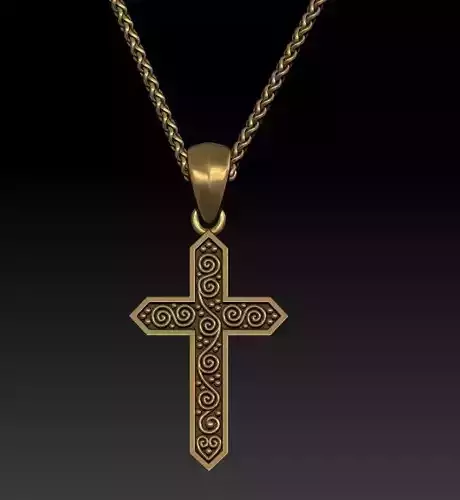 BALI cross pendant