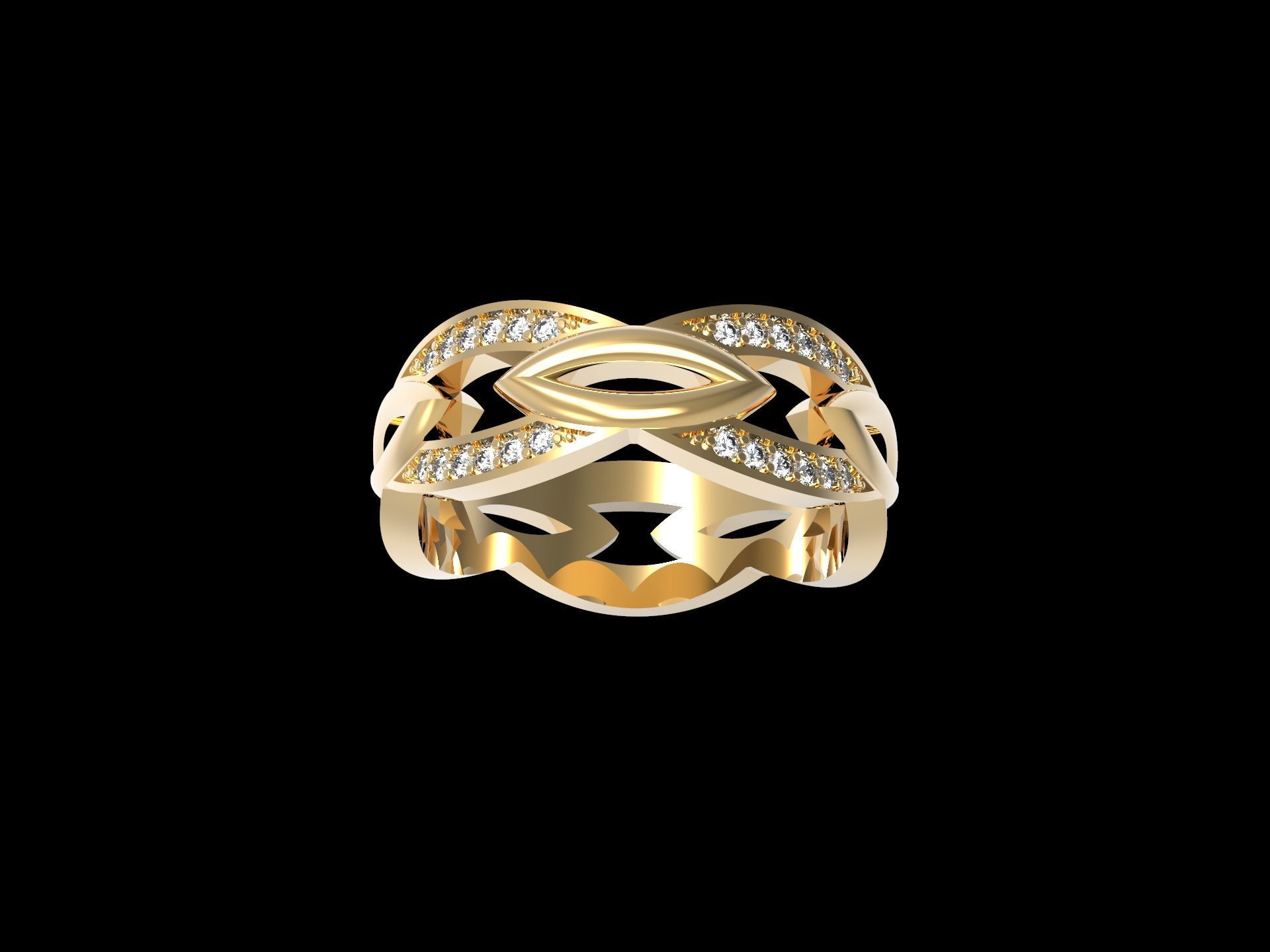 Infinity ring 3D print model_2