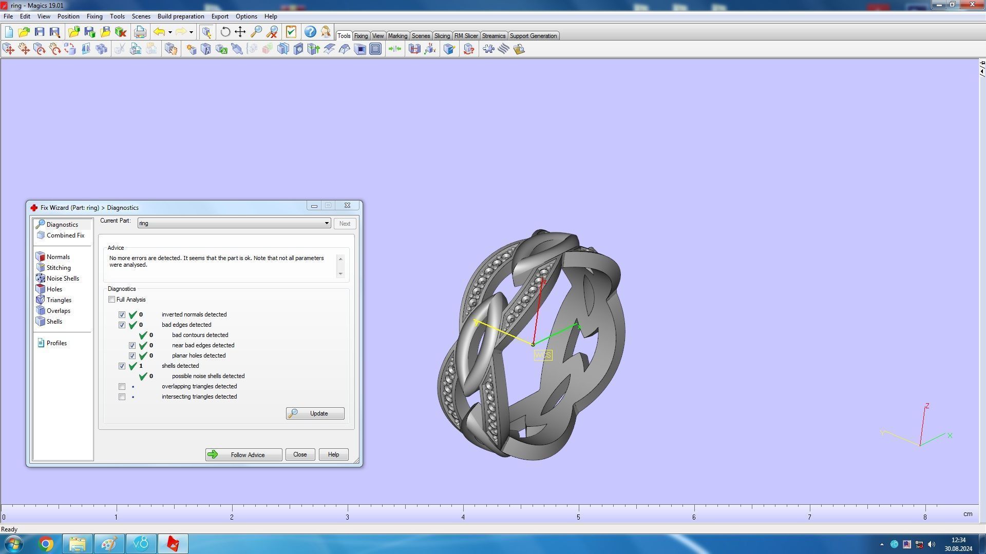 Infinity ring 3D print model_10