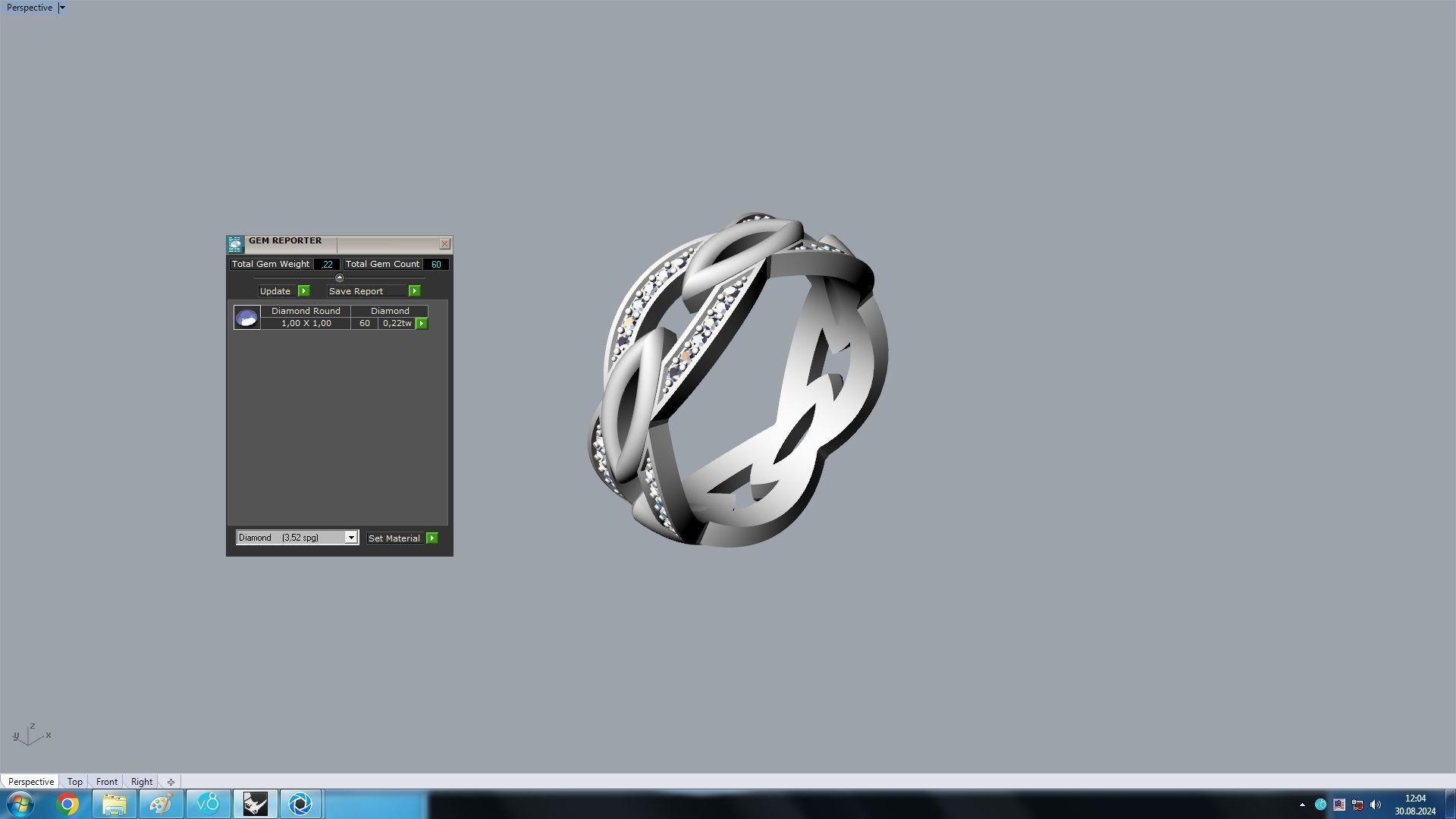 Infinity ring 3D print model_8