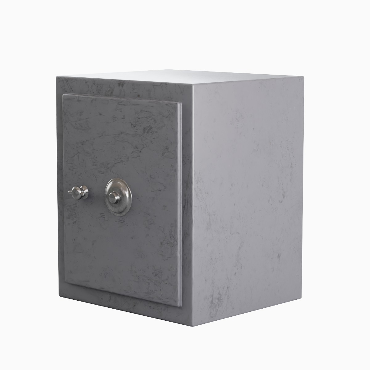 Steel Safe 01 3D model_3