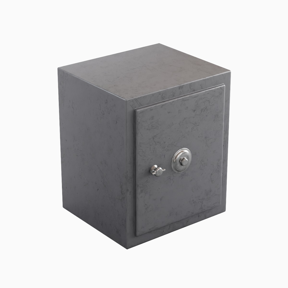 Steel Safe 01 3D model_5