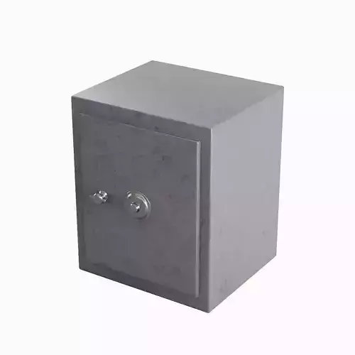 Steel Safe 01 3D model