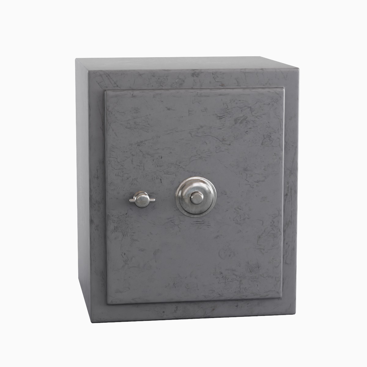 Steel Safe 01 3D model_1