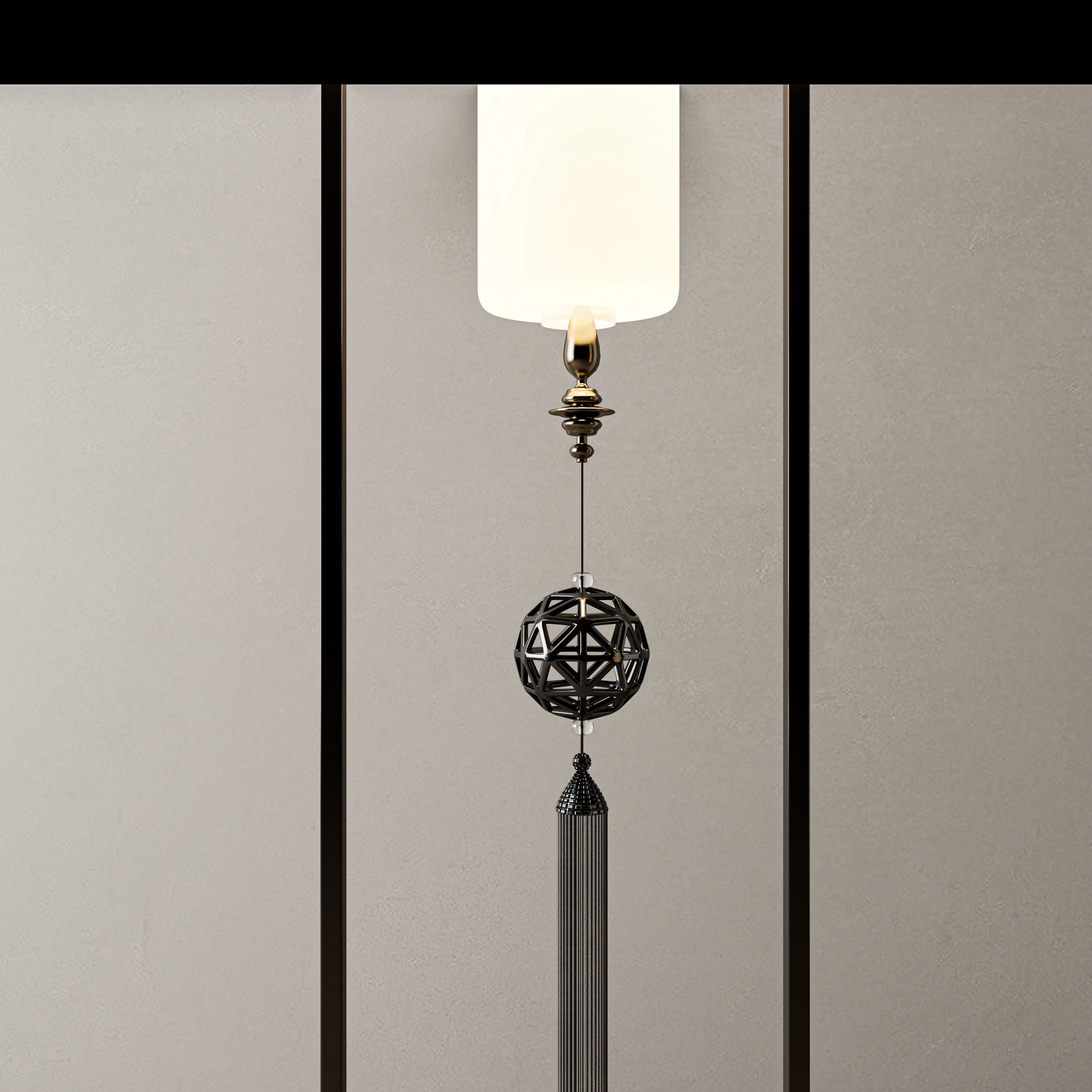 floor lamp 3D model_1