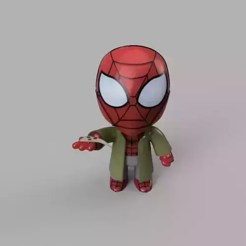 Marvel Comics Mini Spider-Man Peter B Parker 3D model