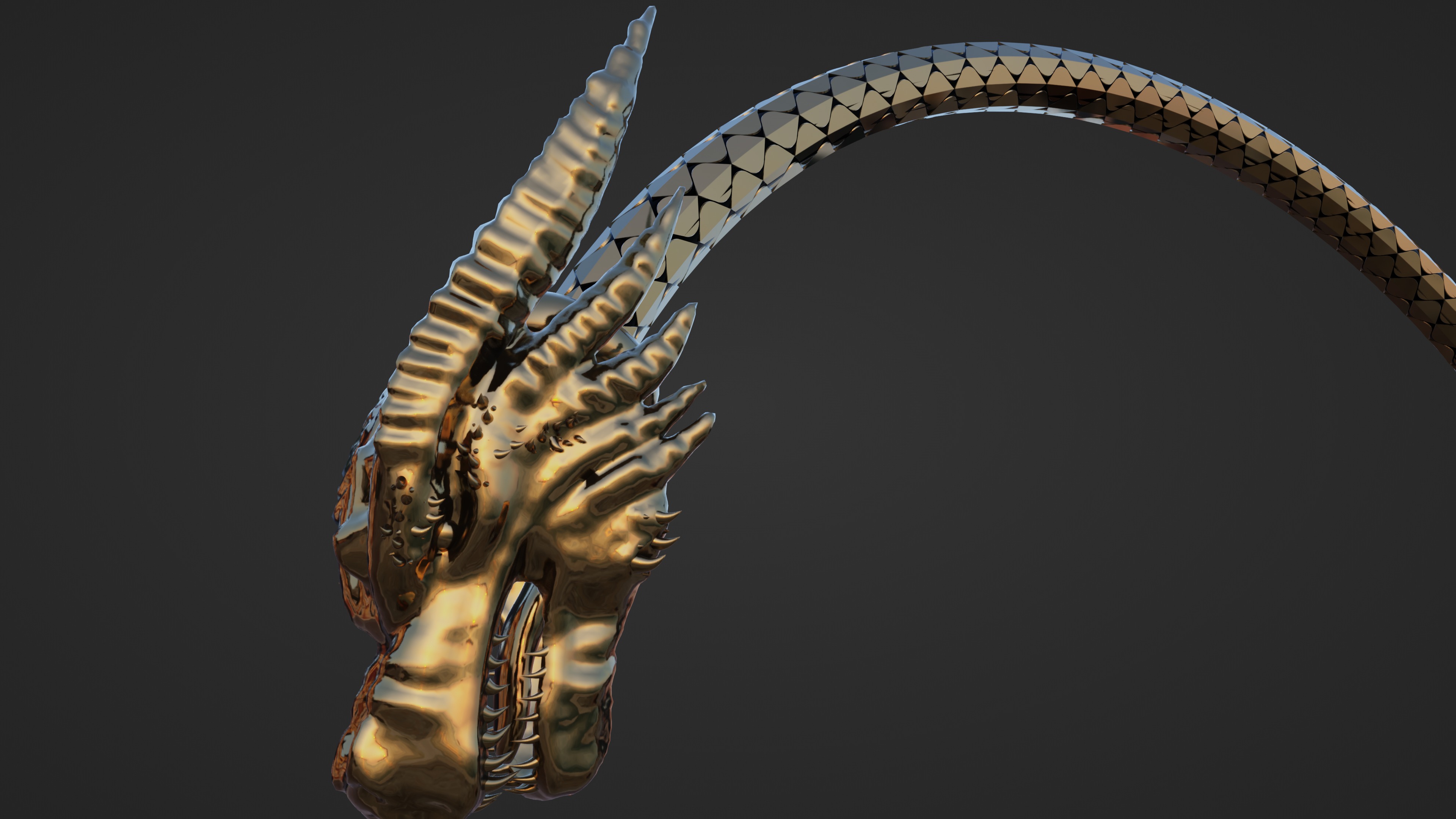 PACK BRACELETS DRAGON 3D print model_11