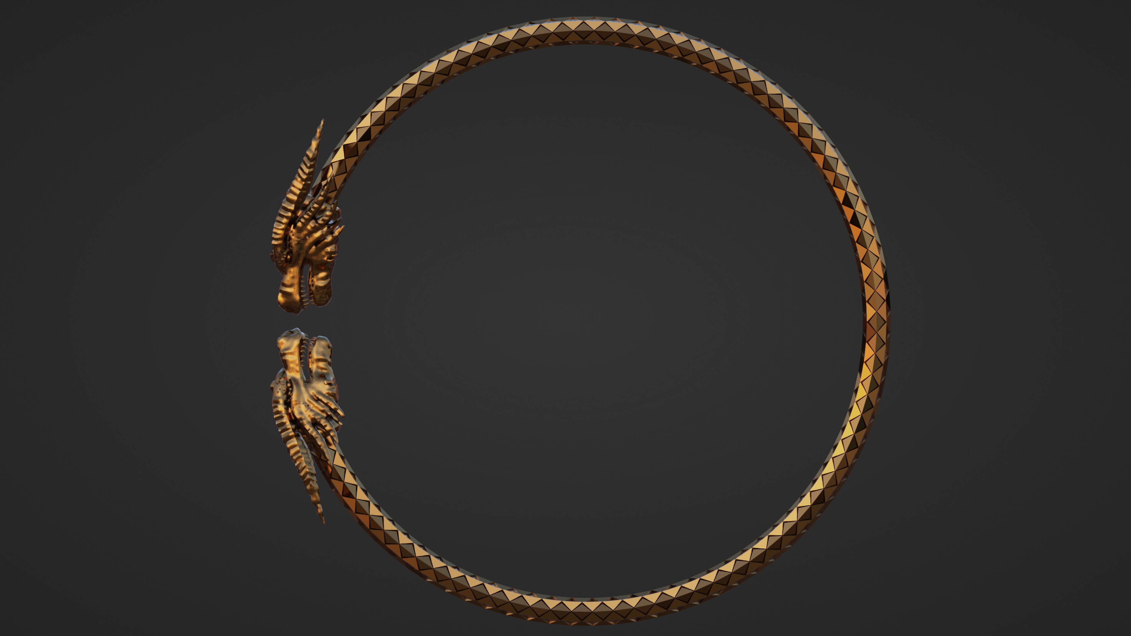 PACK BRACELETS DRAGON 3D print model_3