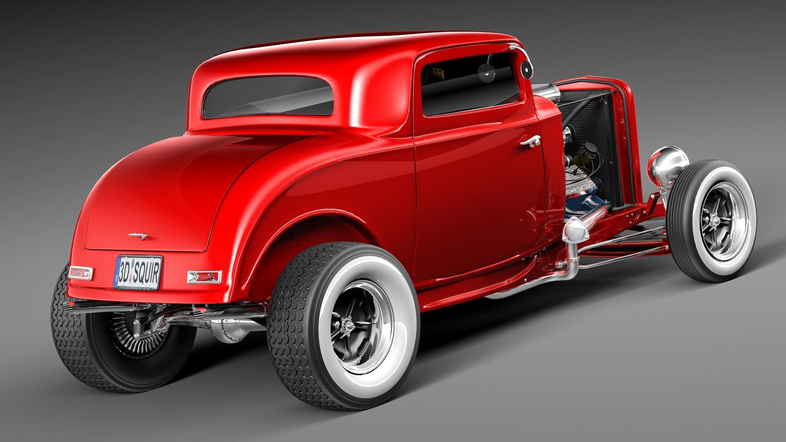 F32 Deuce Coupe 3D model_4