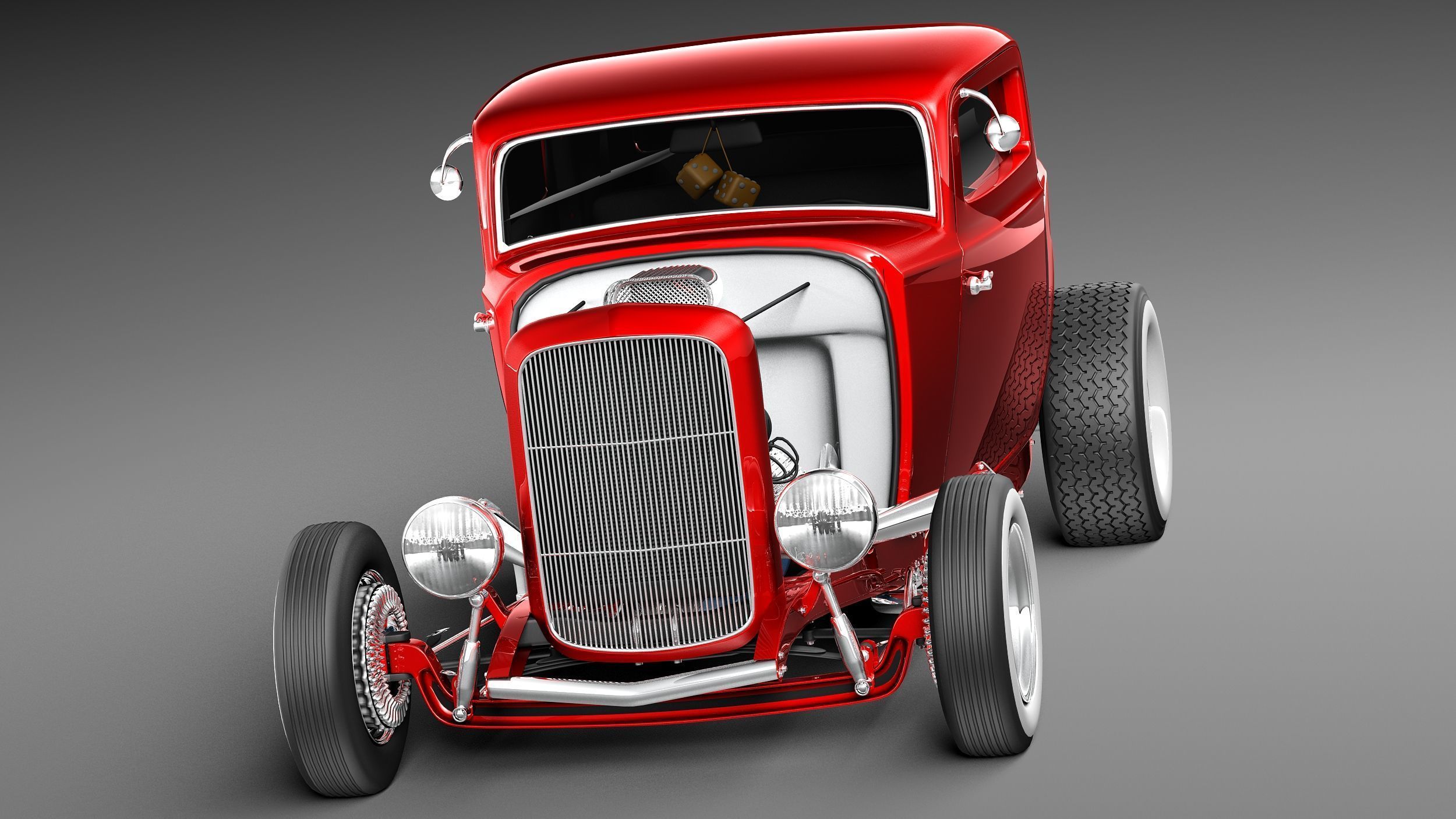 F32 Deuce Coupe 3D model_1