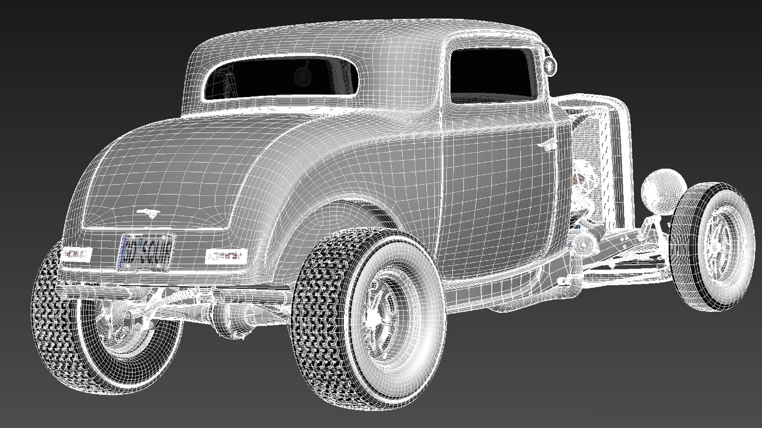 F32 Deuce Coupe 3D model_18