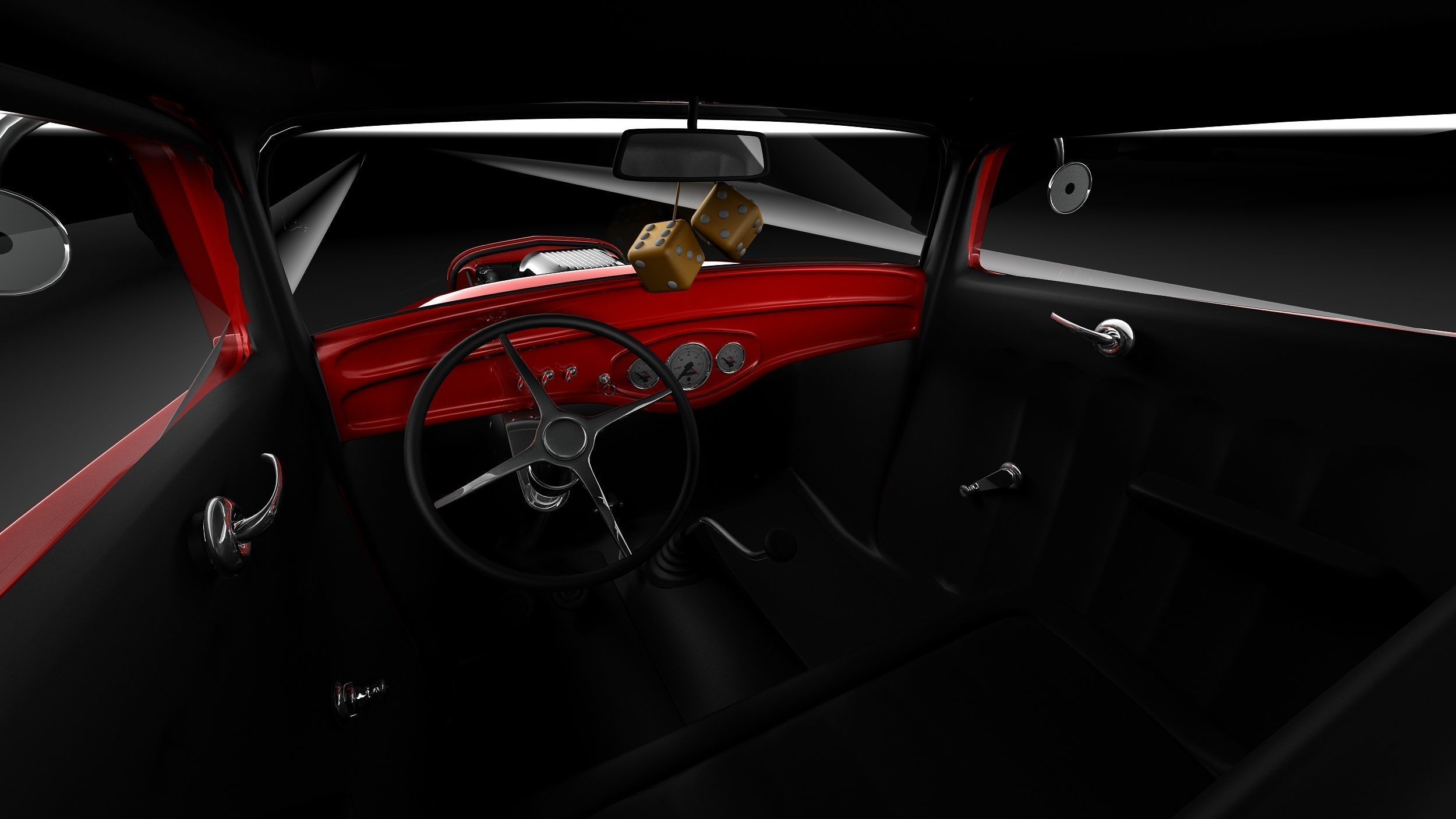 F32 Deuce Coupe 3D model_16