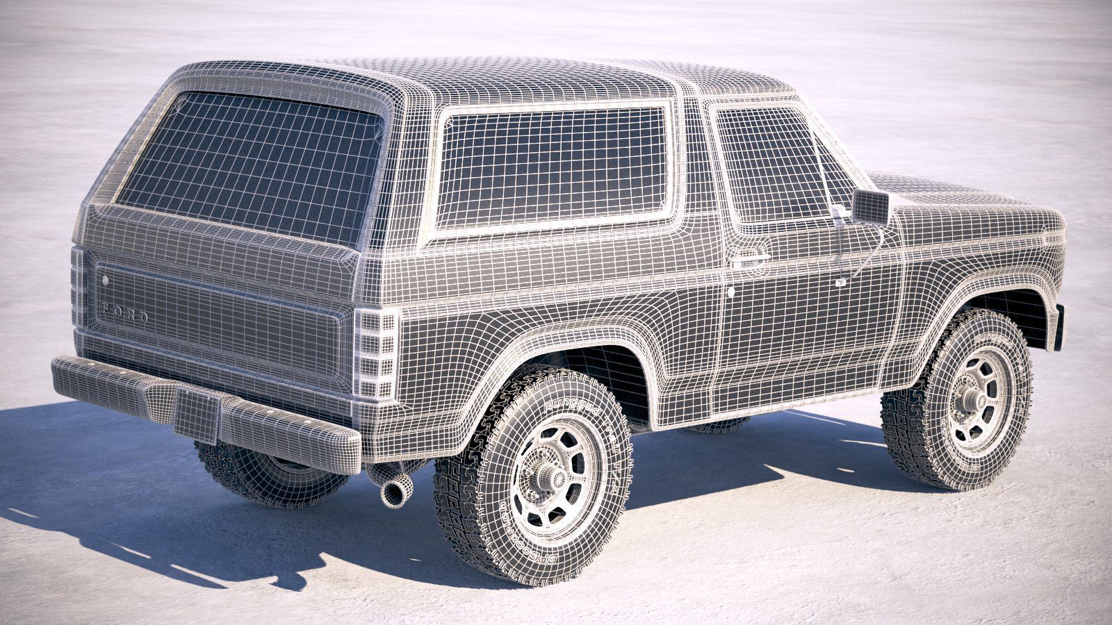 F1980 Bronco  3D model_18
