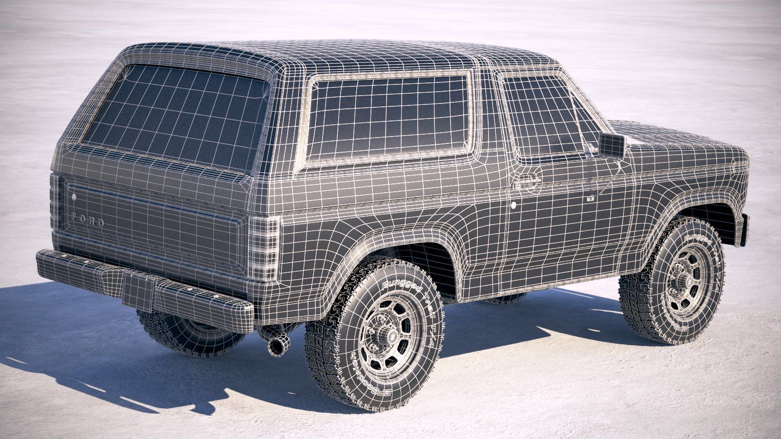 F1980 Bronco  3D model_20