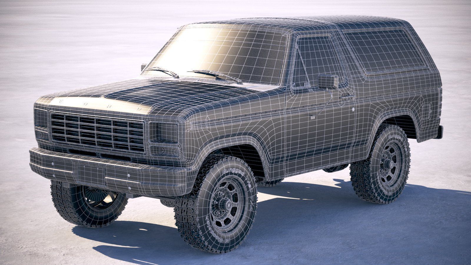 F1980 Bronco  3D model_19