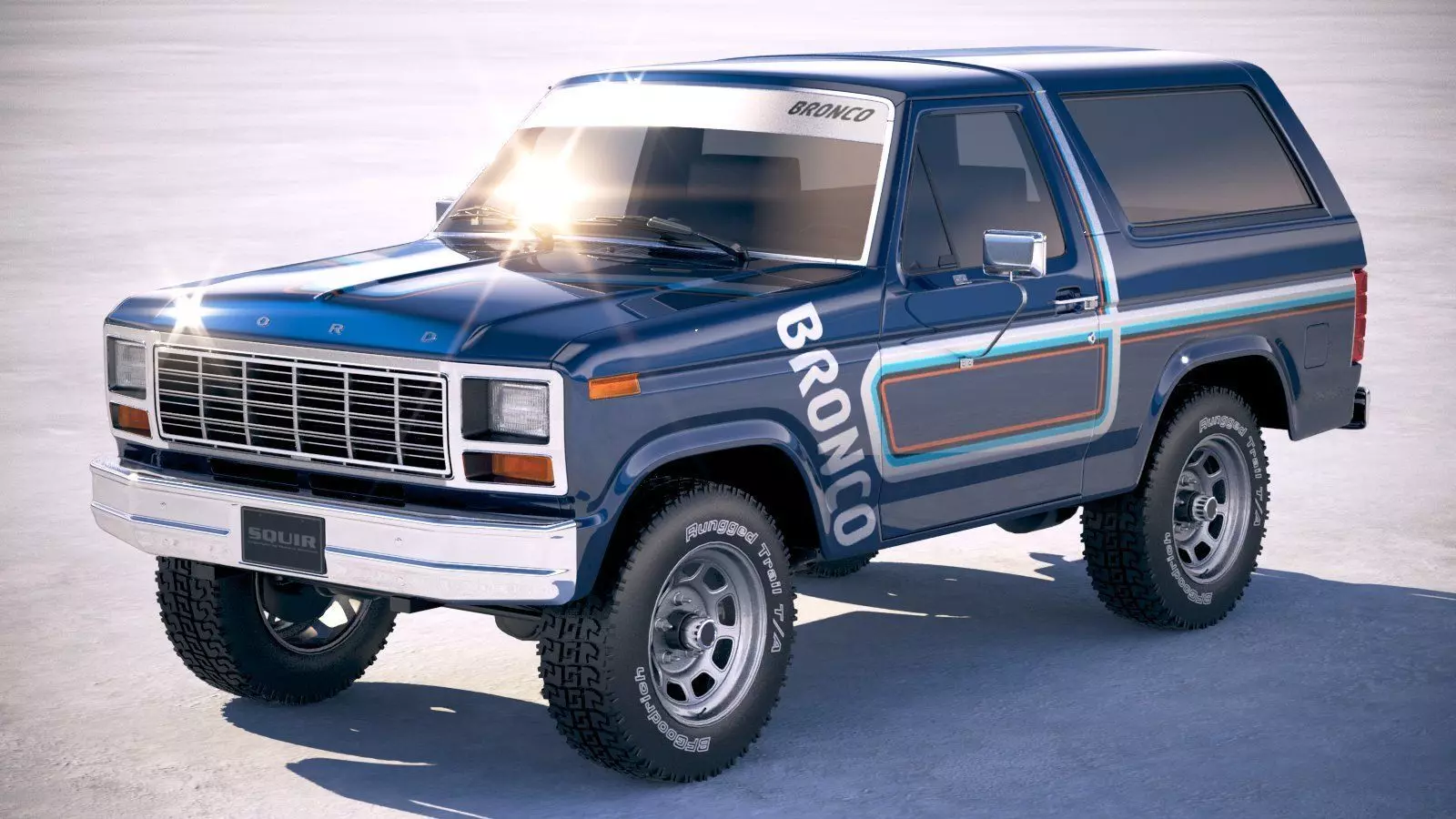 F1980 Bronco  3D model_0