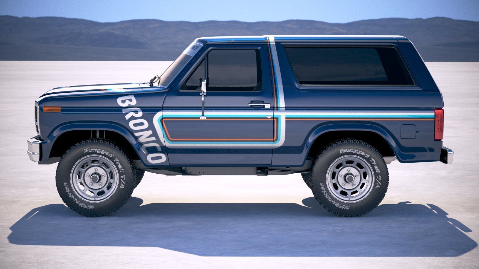 F1980 Bronco  3D model_6