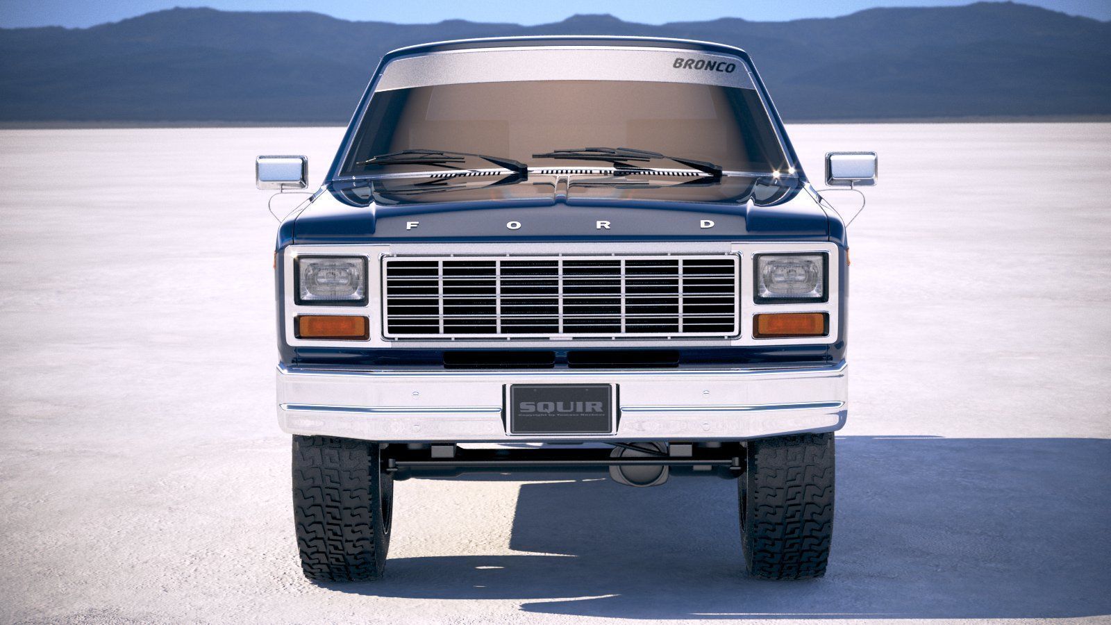 F1980 Bronco  3D model_9