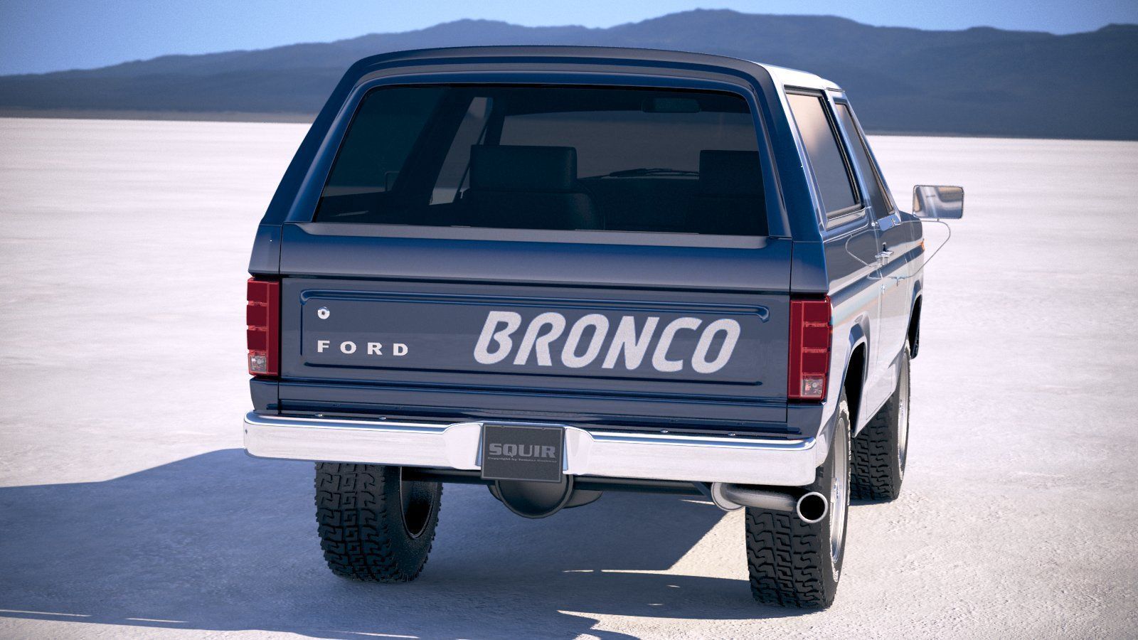 F1980 Bronco  3D model_5