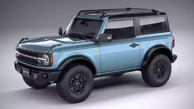 Bronco Badlands 2-door 2021 3D model