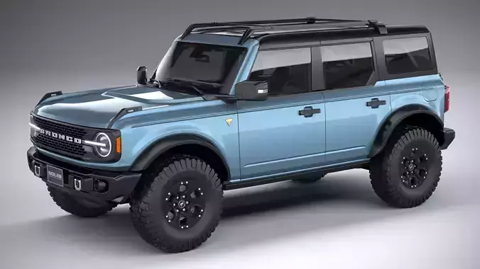 Bronco Badlands 4-door 2021 3D model