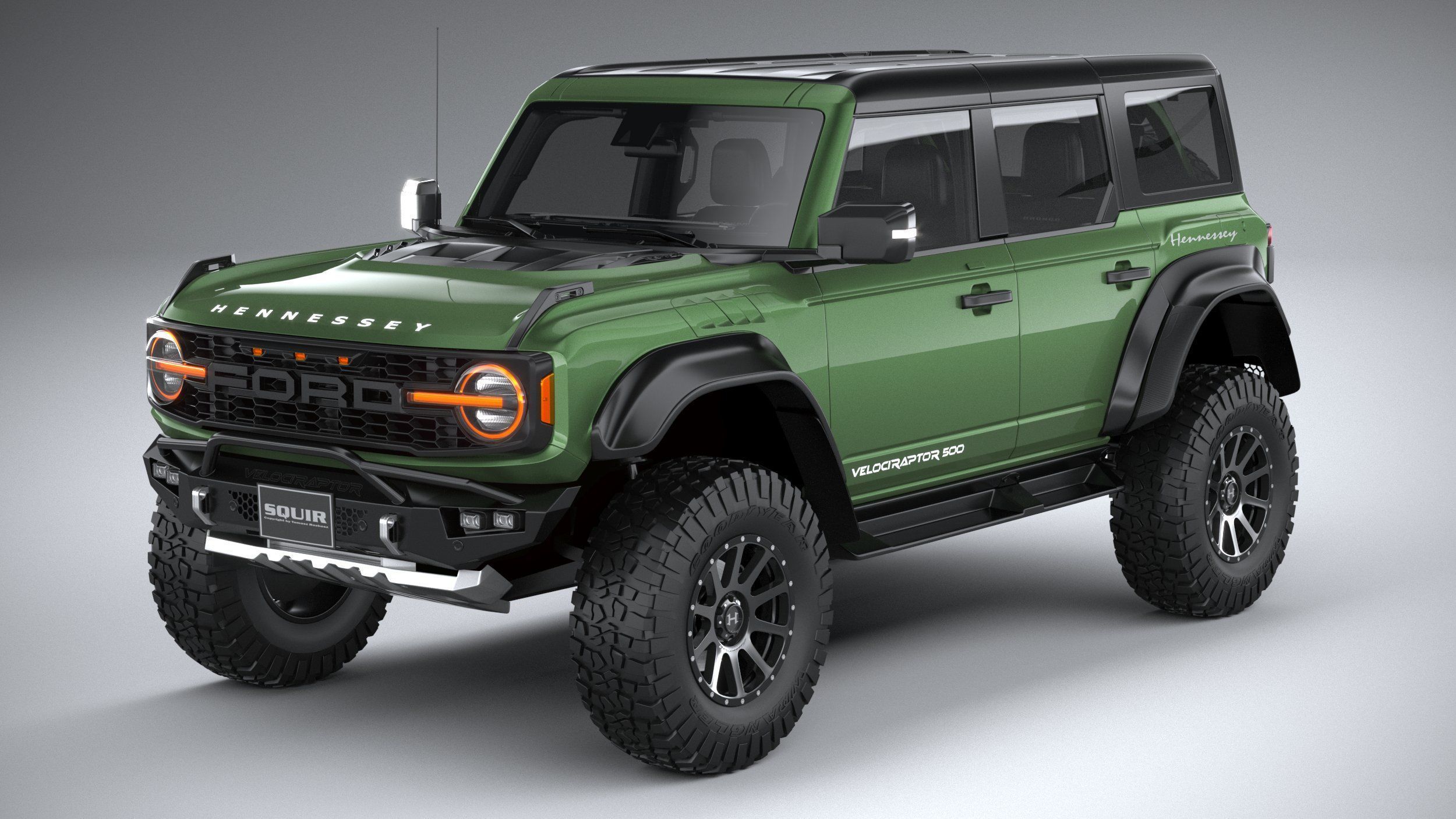 Hennessey Velociraptor 500 Bronco 2024 3D model_1