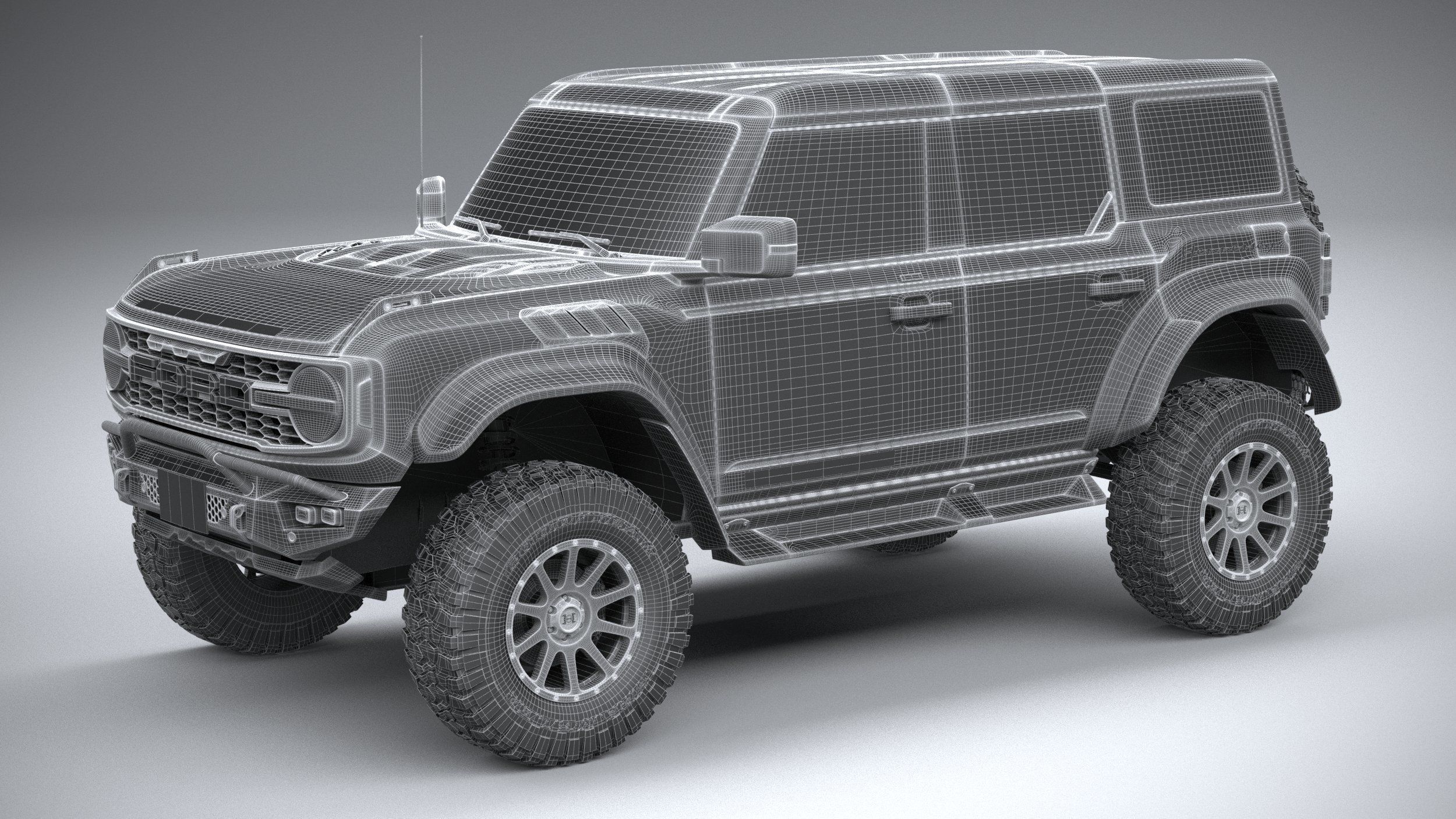 Hennessey Velociraptor 500 Bronco 2024 3D model_36