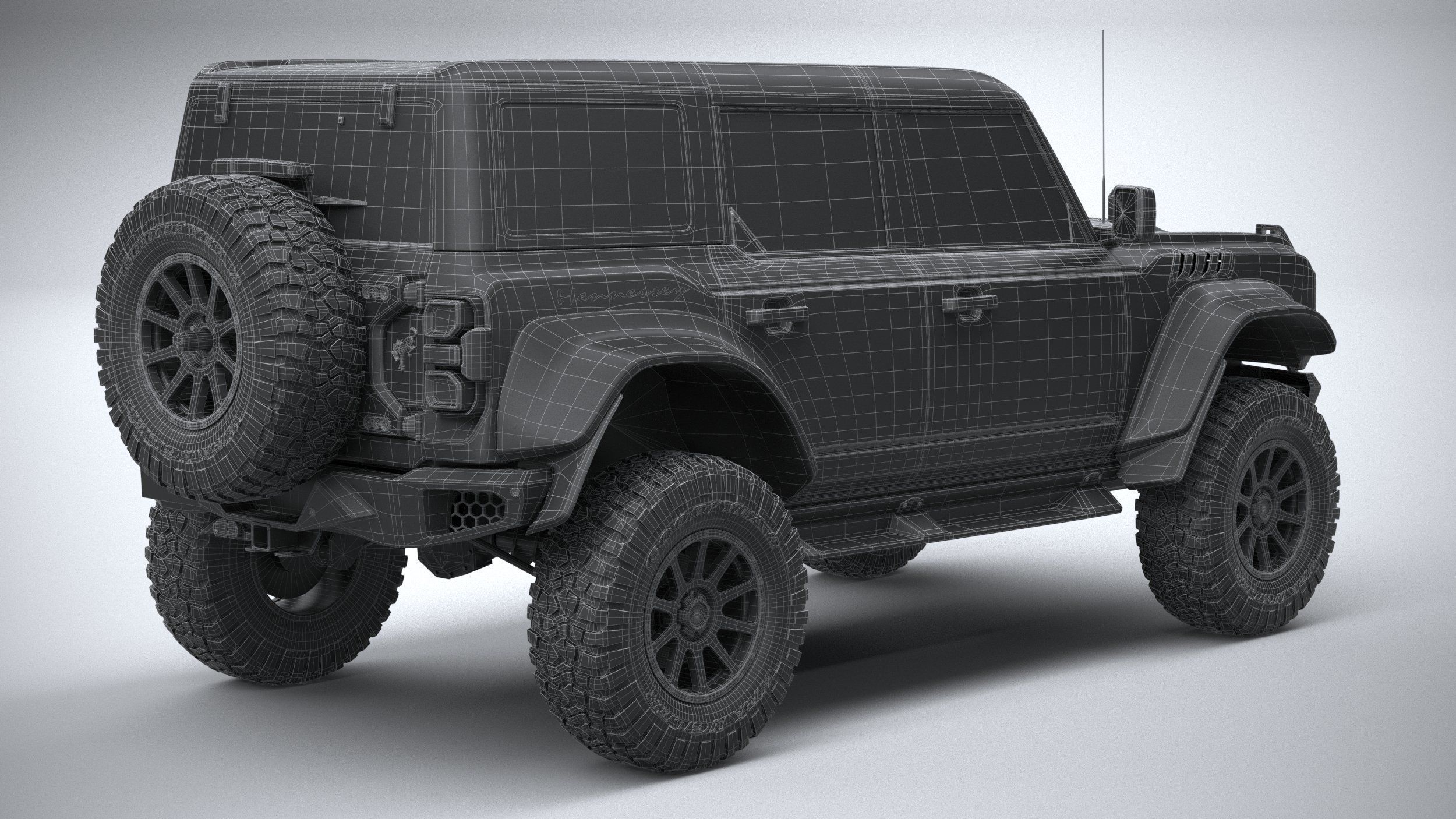 Hennessey Velociraptor 500 Bronco 2024 3D model_39