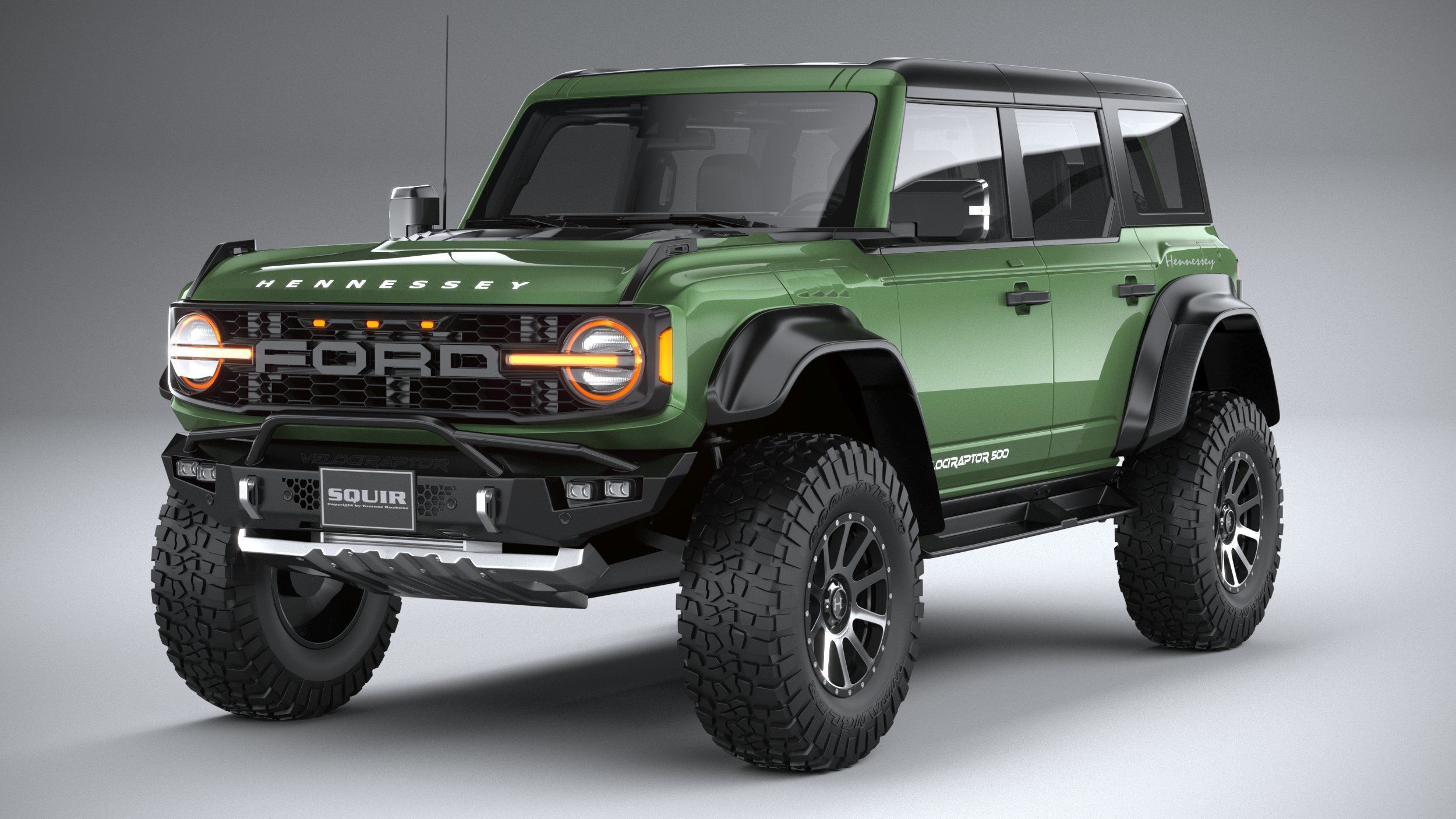 Hennessey Velociraptor 500 Bronco 2024 3D model_2