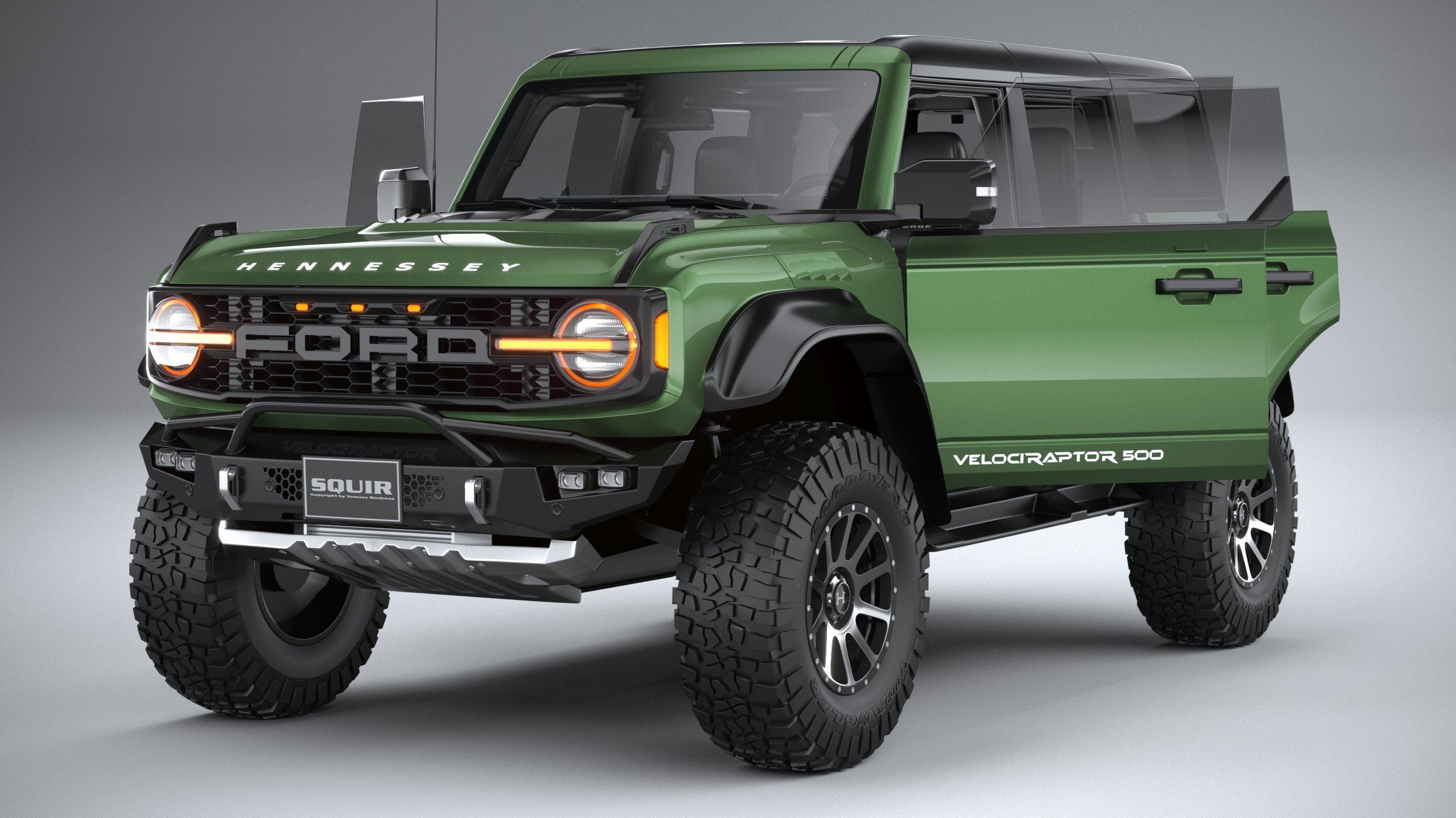 Hennessey Velociraptor 500 Bronco 2024 3D model_20