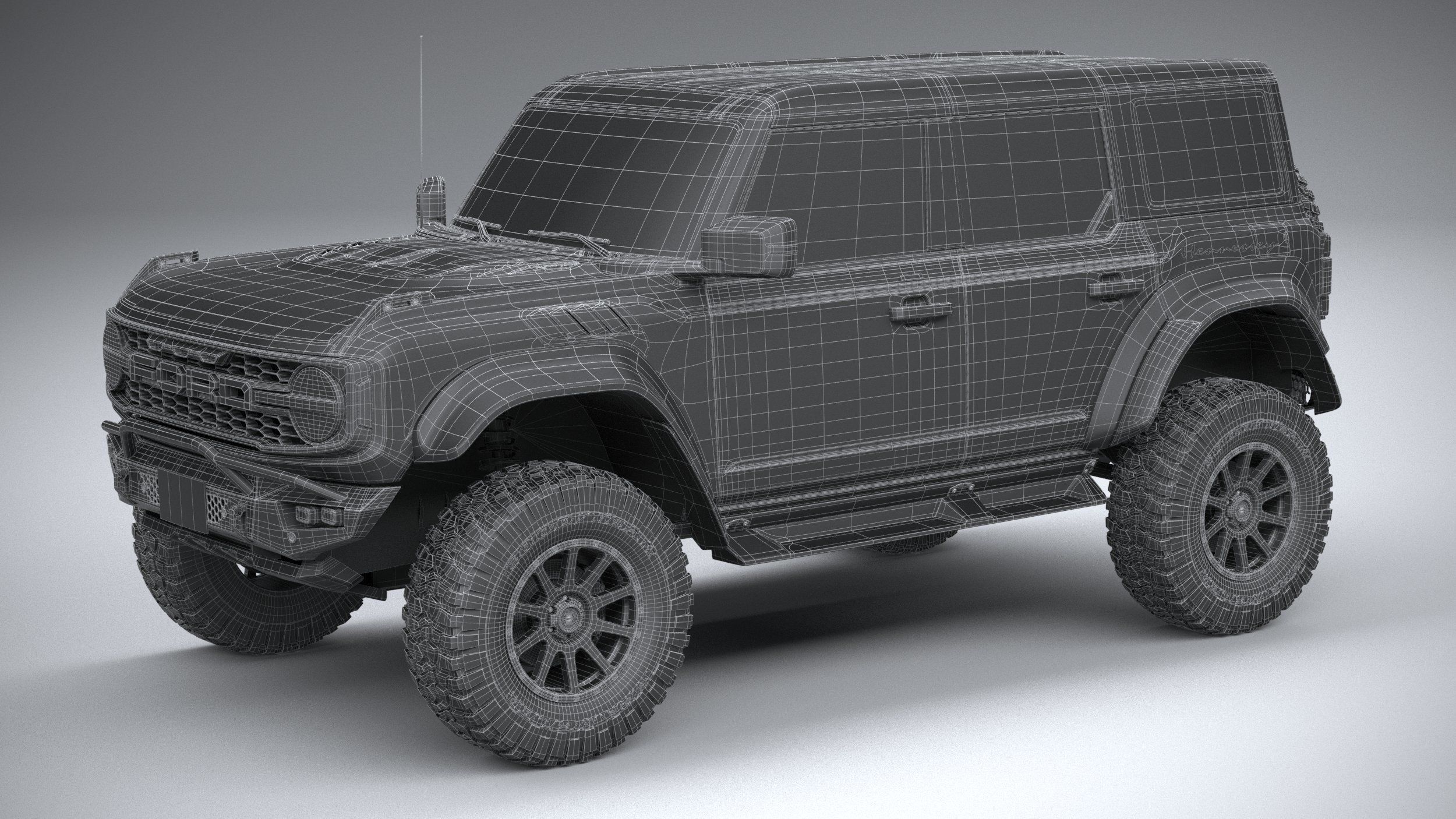 Hennessey Velociraptor 500 Bronco 2024 3D model_38