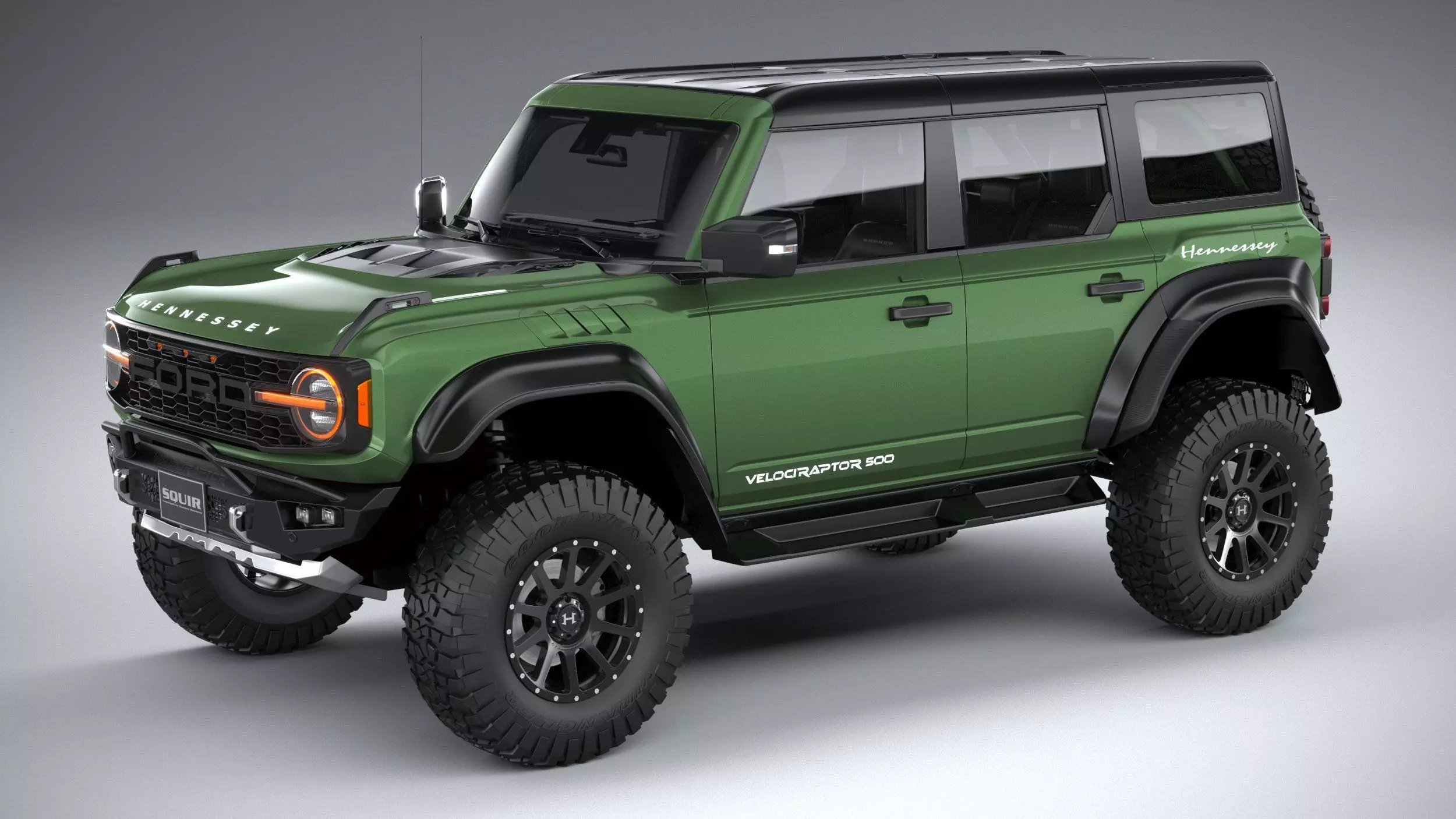 Hennessey Velociraptor 500 Bronco 2024 3D model_0