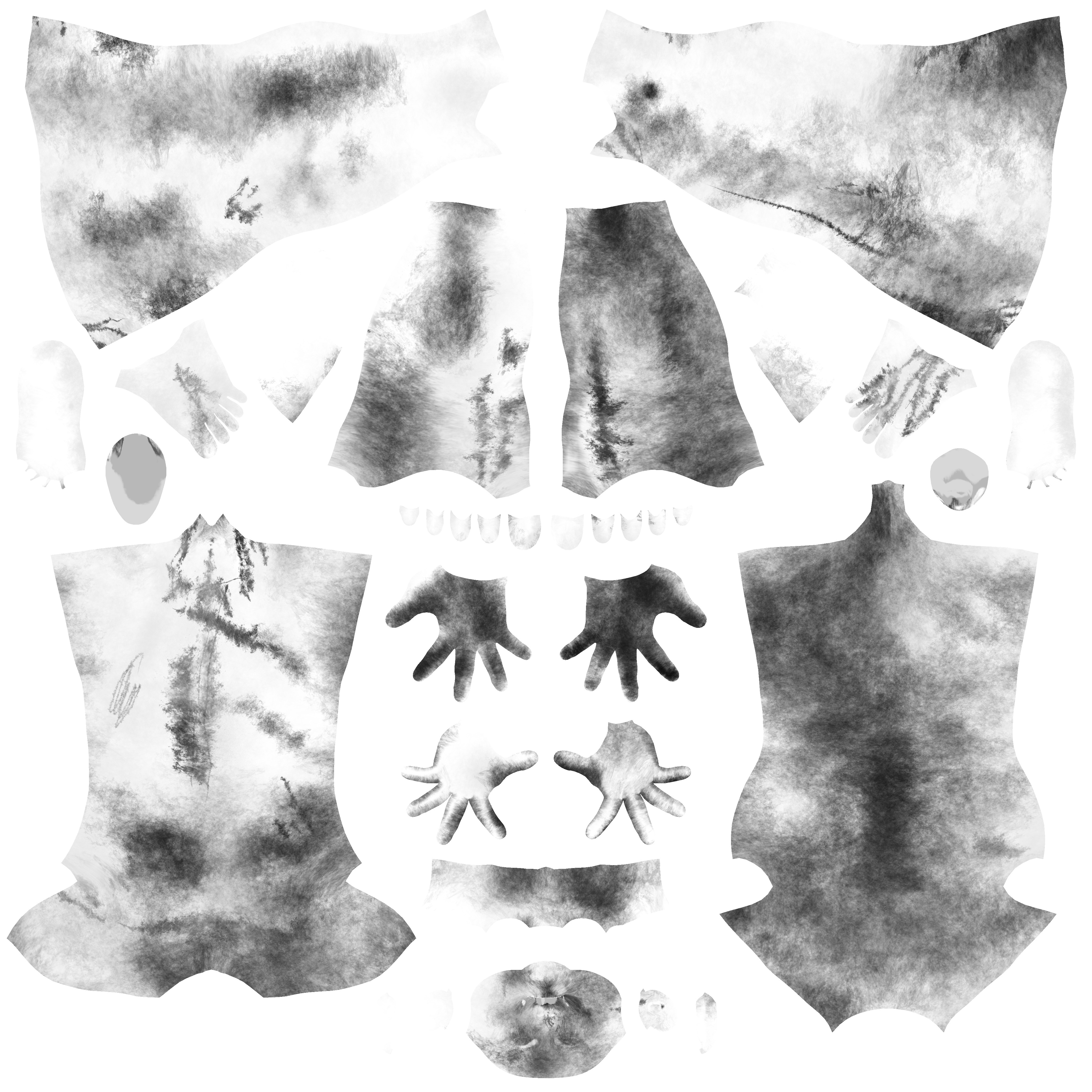 CREEPY GHOST Low-poly 3D model_28