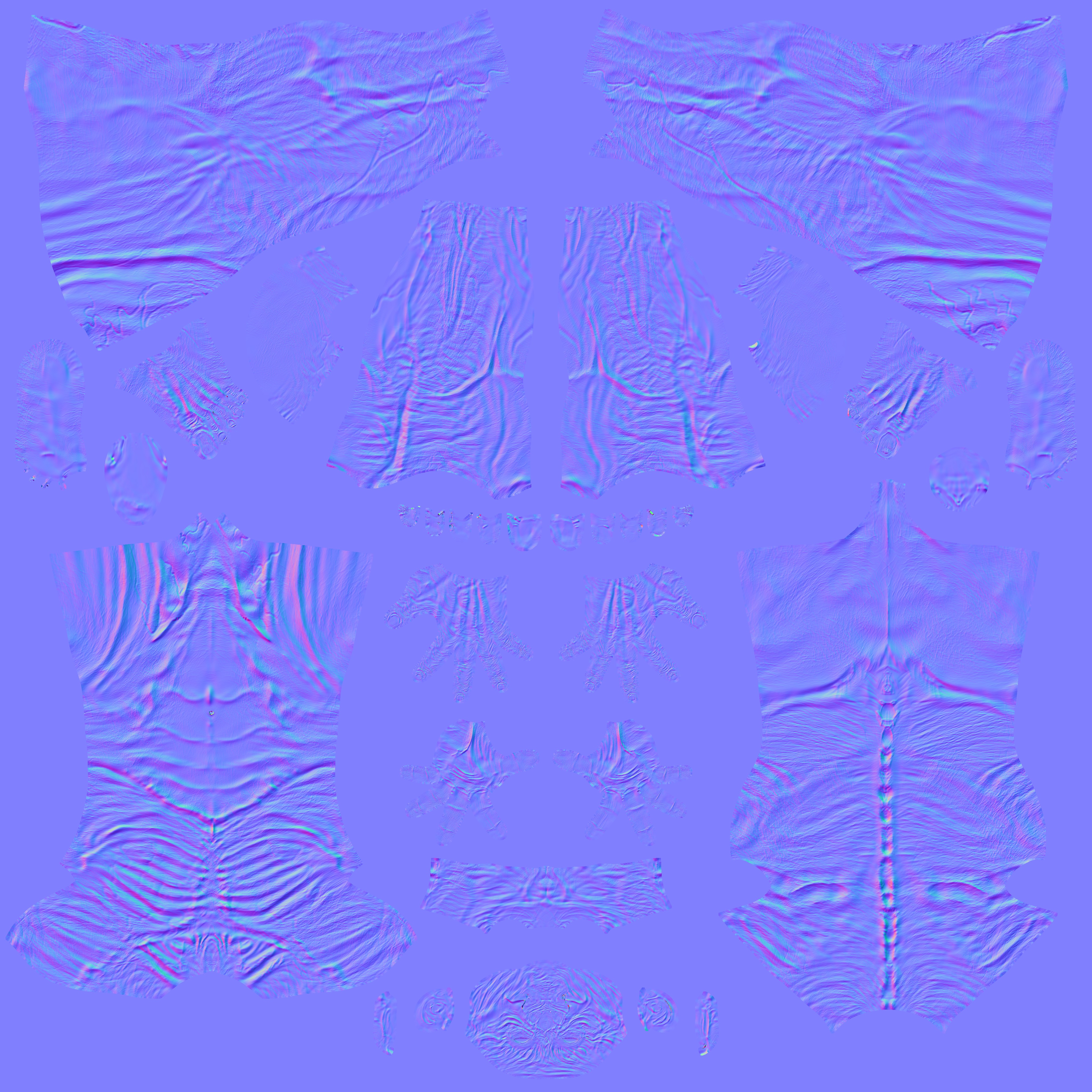 CREEPY GHOST Low-poly 3D model_27