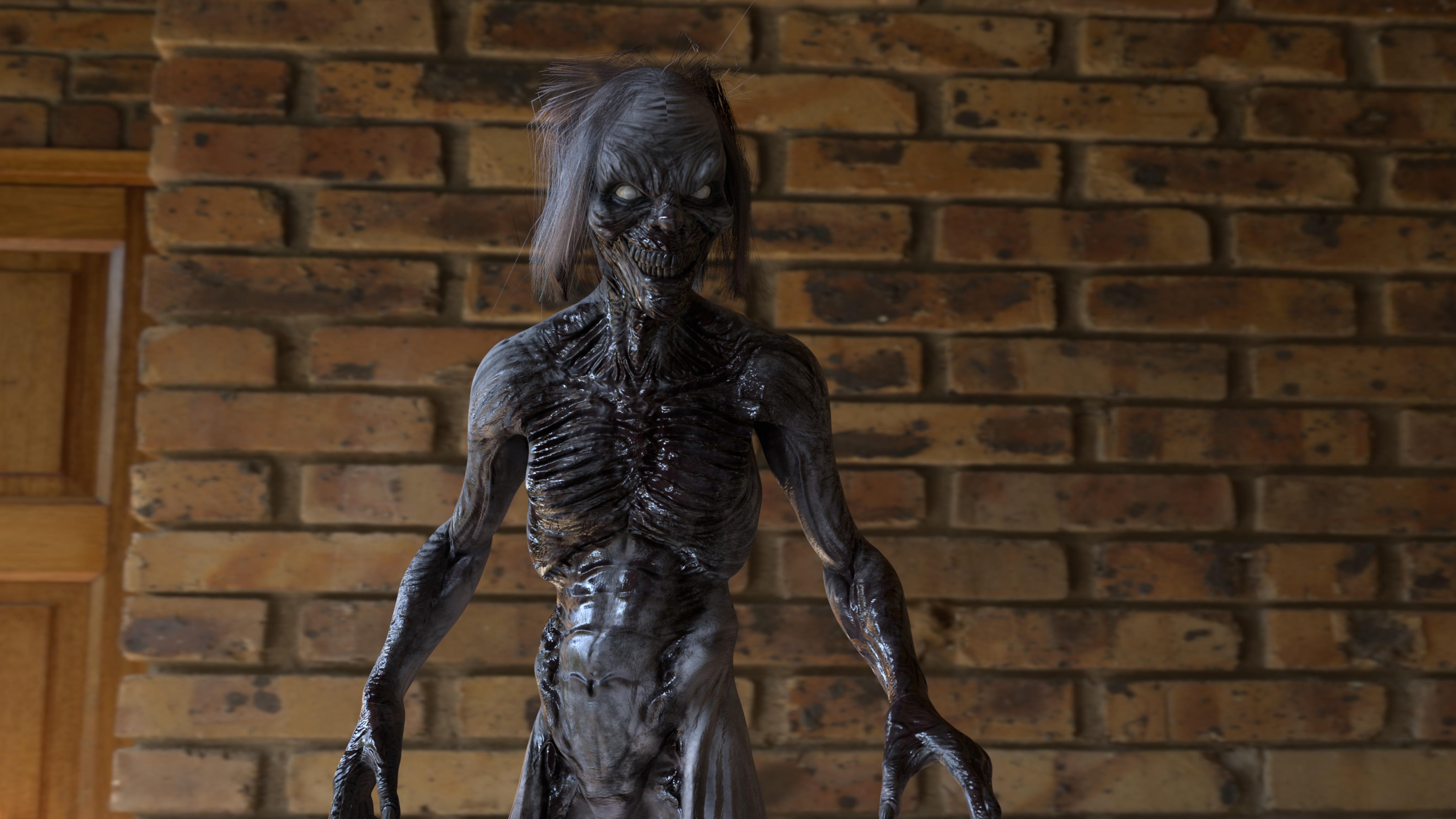 CREEPY GHOST Low-poly 3D model_18