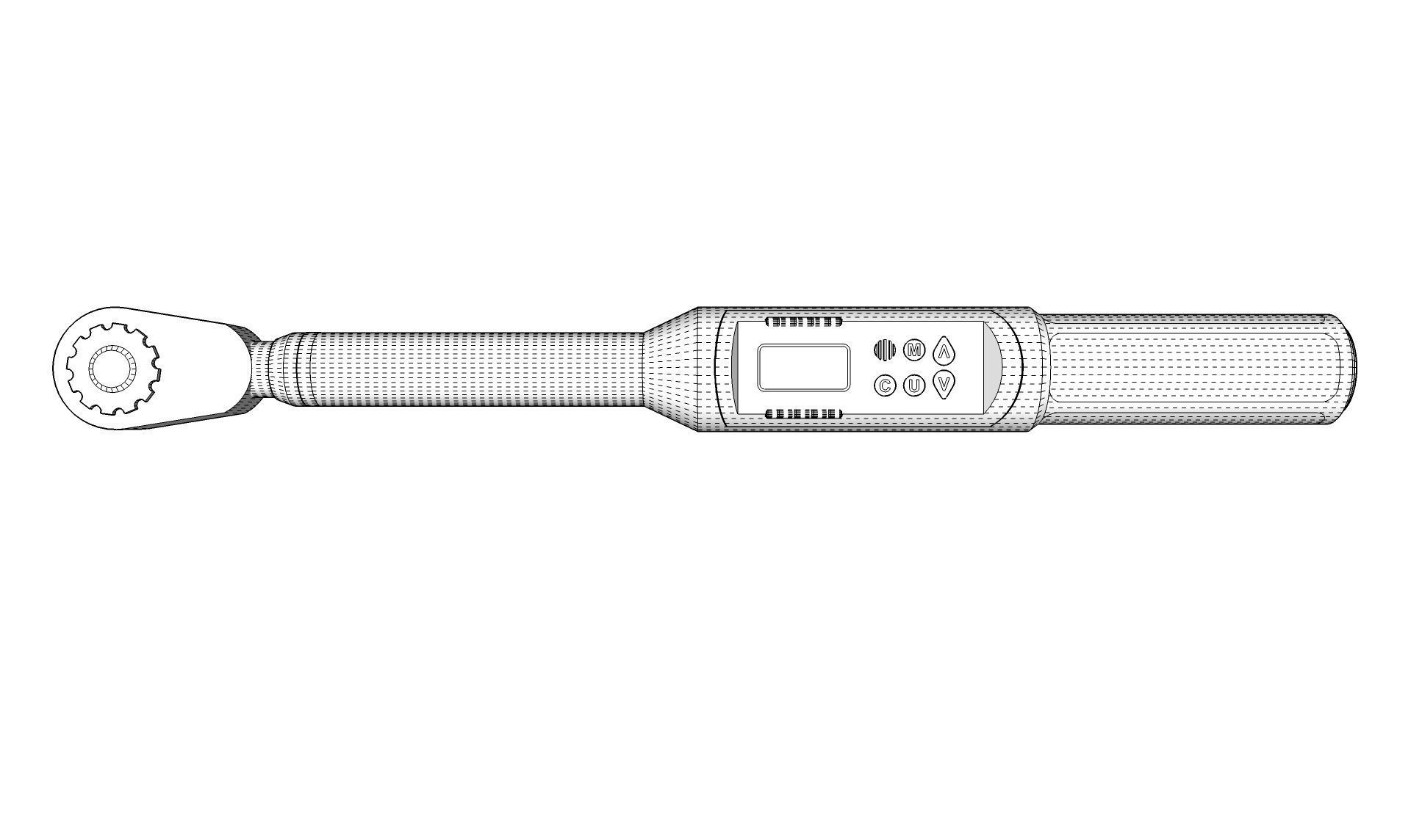 Digital Torque Wrench 3D model_14