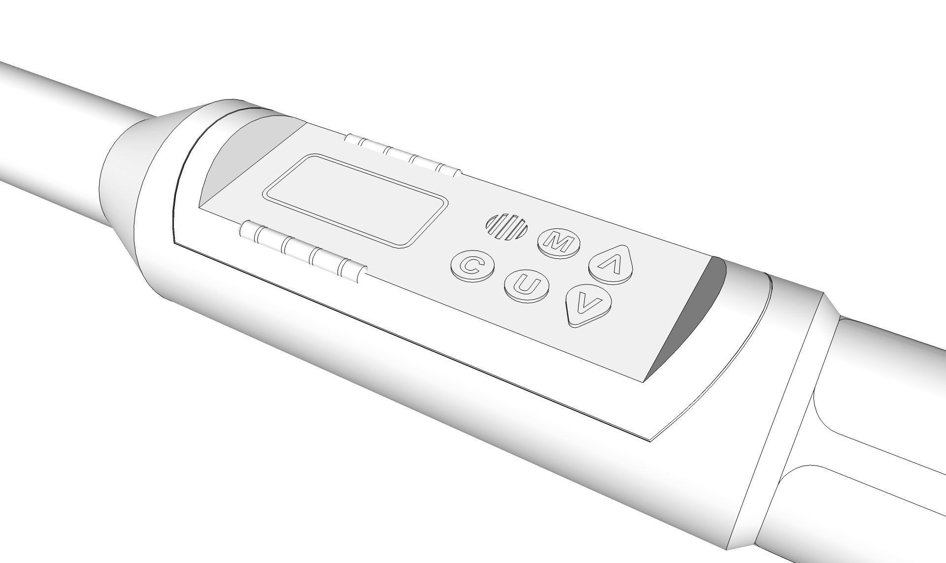 Digital Torque Wrench 3D model_17