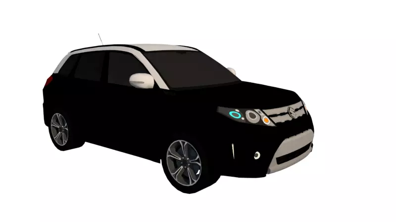 SUZUKI VITARA 1 2 BOOSTERJET BICOLOR NEGRO2022 Low-poly 3D model