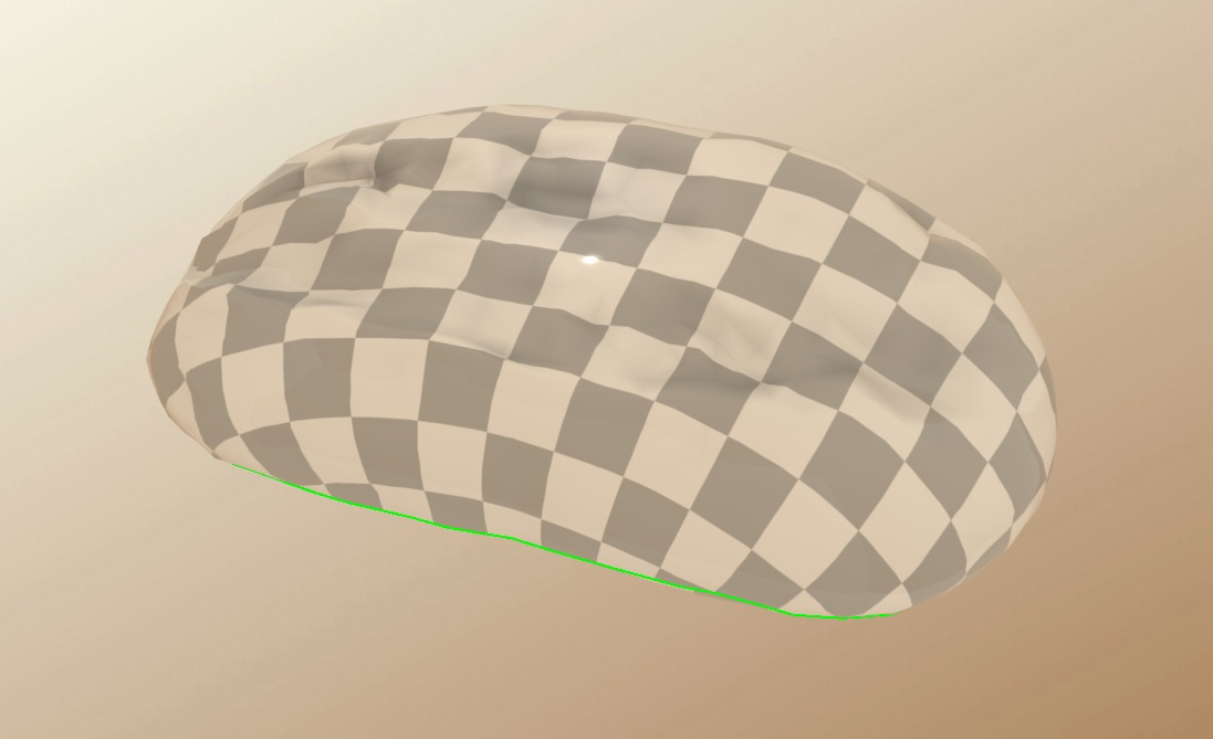 Bread Roll Low-poly 3D model_16