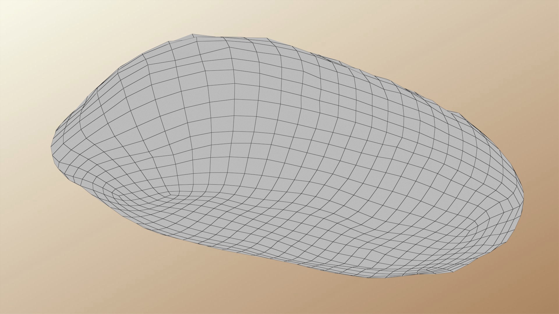 Bread Roll Low-poly 3D model_15