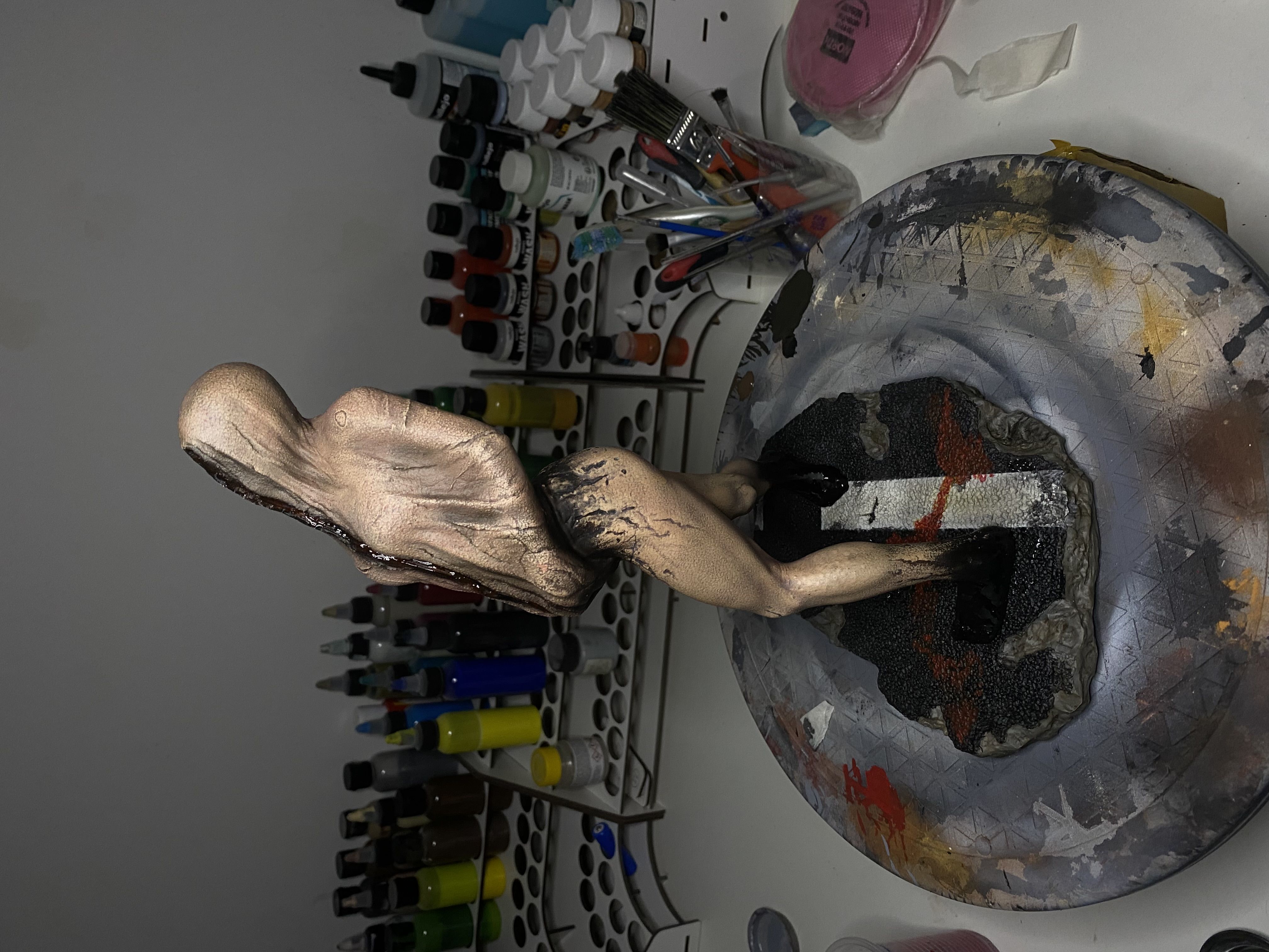 Silent Hill sying figure 3D print model_2