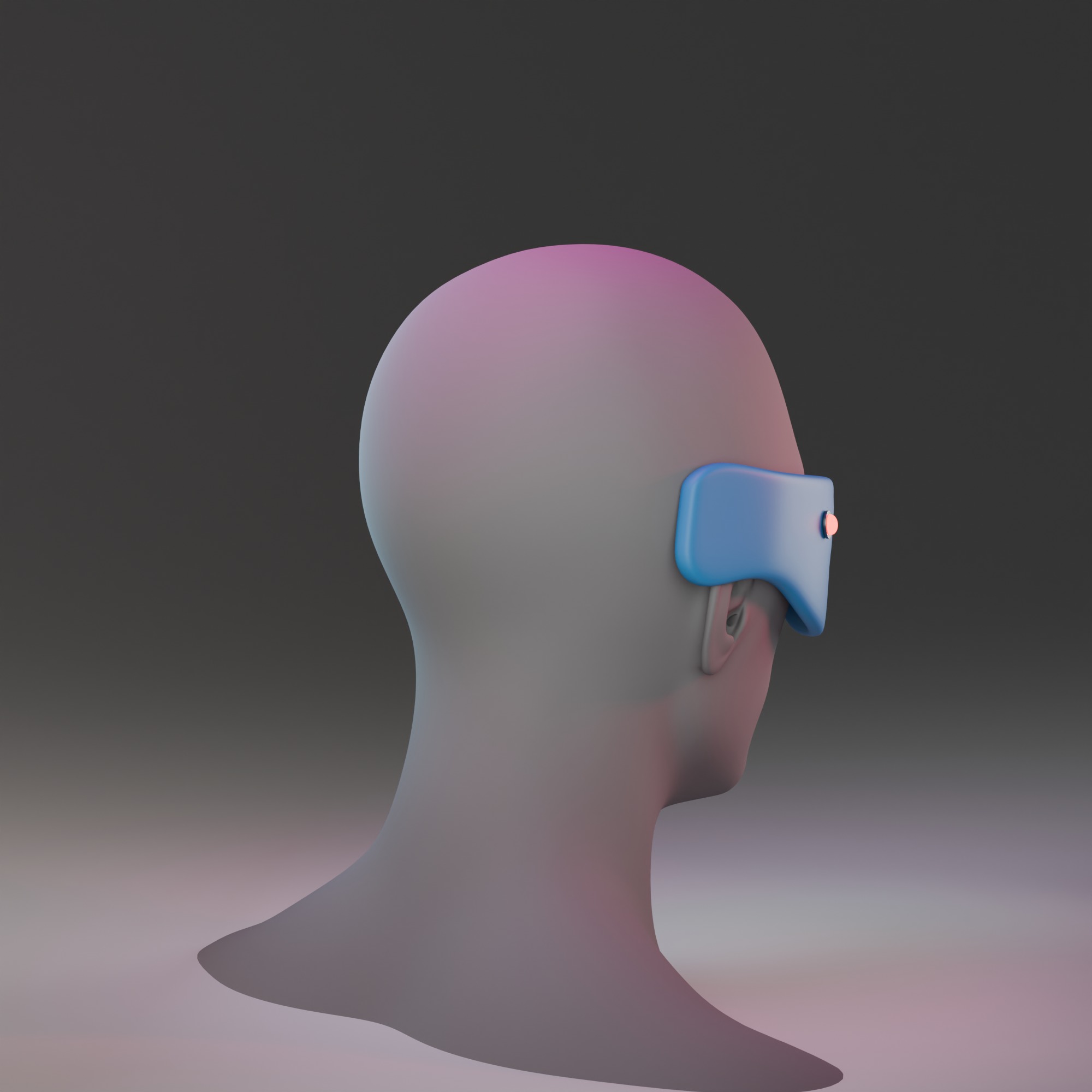 Cyberpunk Laser Goggles 3D Model Glasses Low-poly 3D model_14