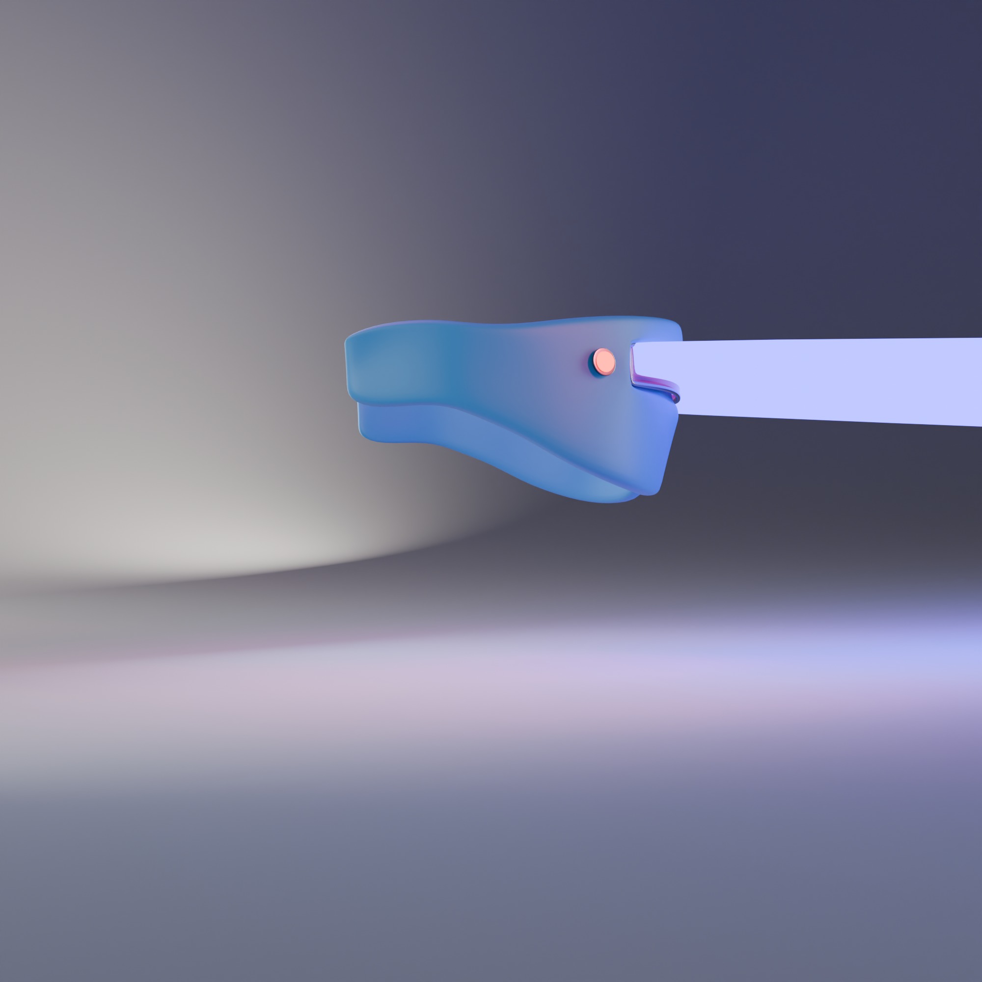 Cyberpunk Laser Goggles 3D Model Glasses Low-poly 3D model_18