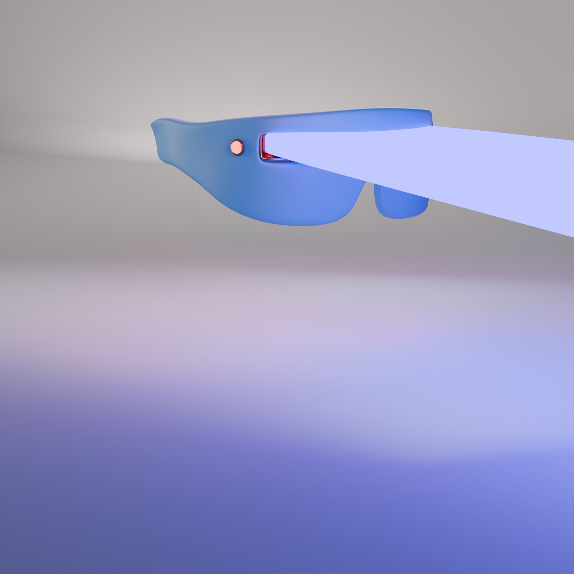 Cyberpunk Laser Goggles 3D Model Glasses Low-poly 3D model_13