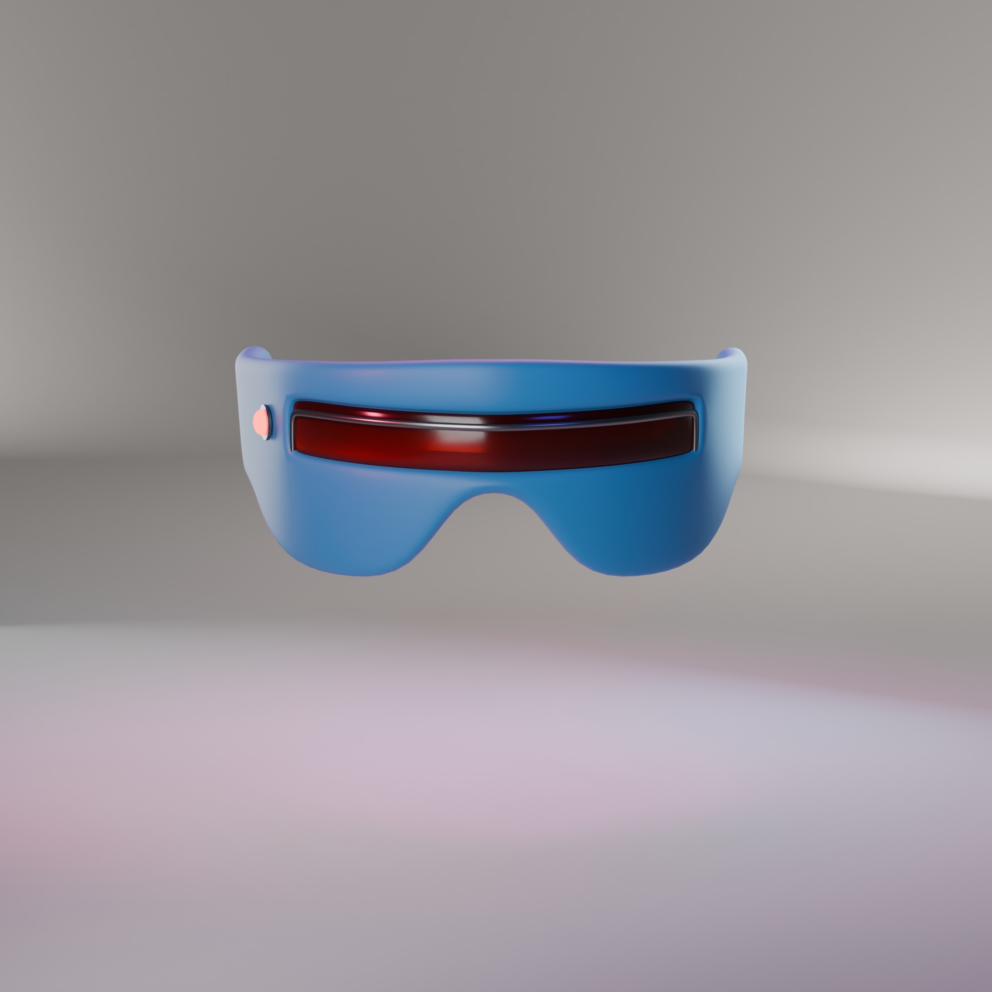 Cyberpunk Laser Goggles 3D Model Glasses Low-poly 3D model_8